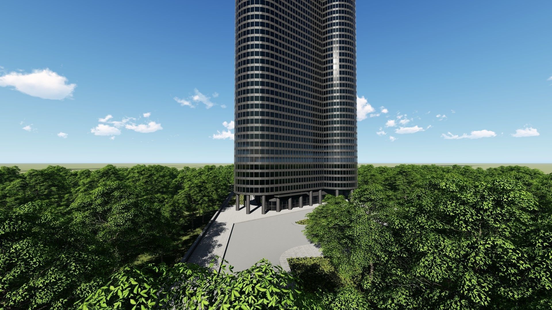 Harbor Point Building Chicago 3D model_11