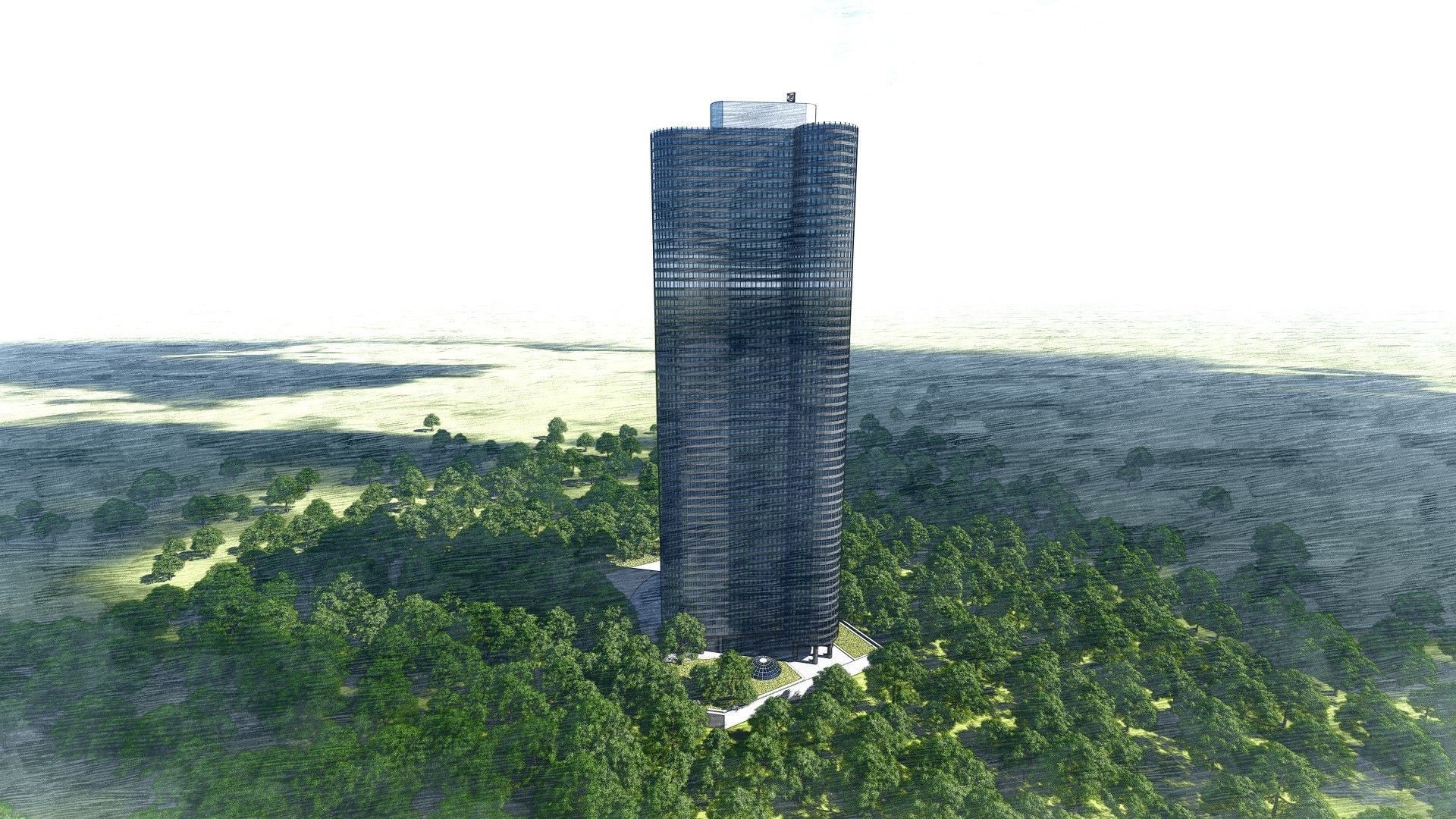 Harbor Point Building Chicago 3D model_5