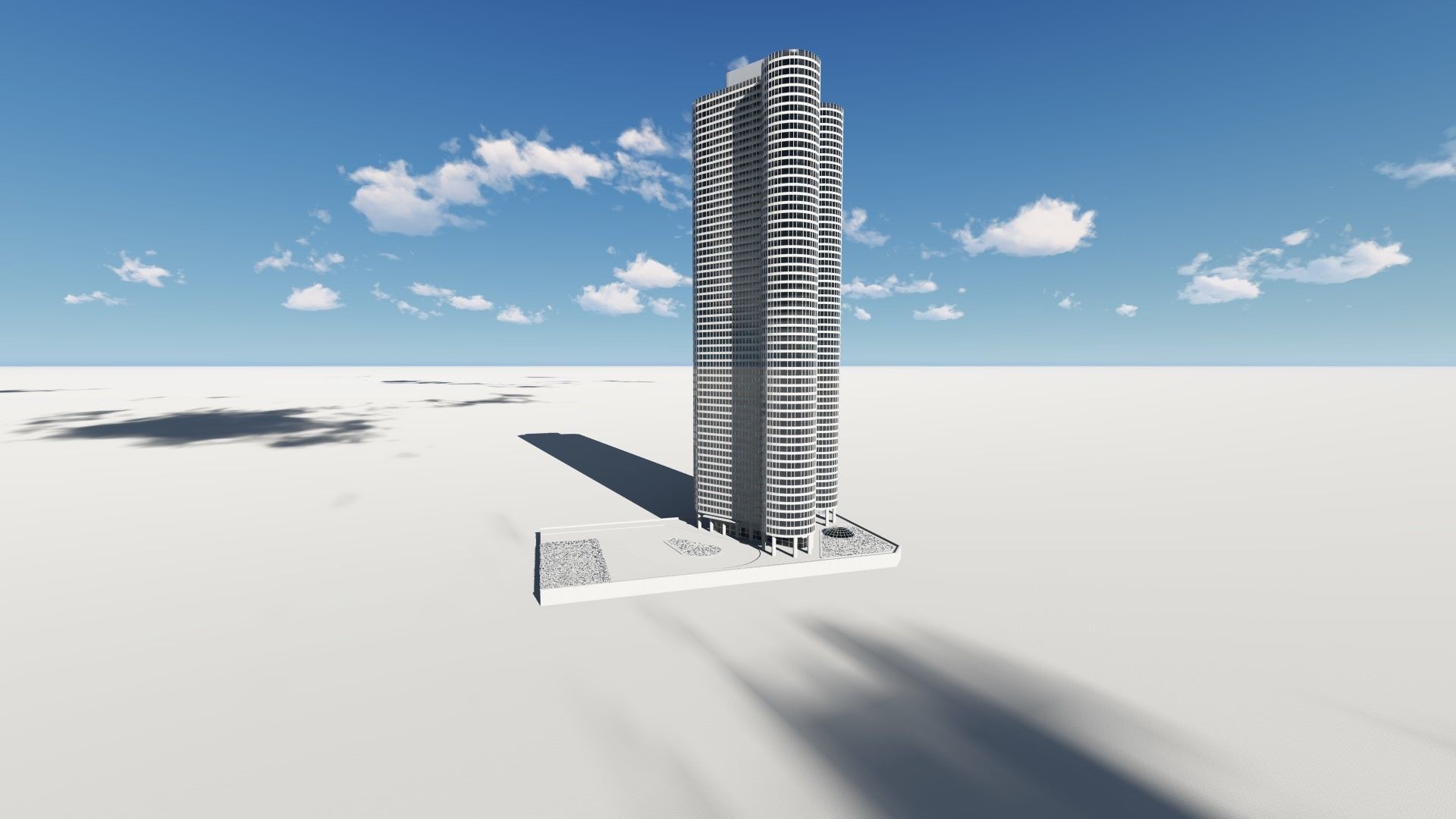 Harbor Point Building Chicago 3D model_2