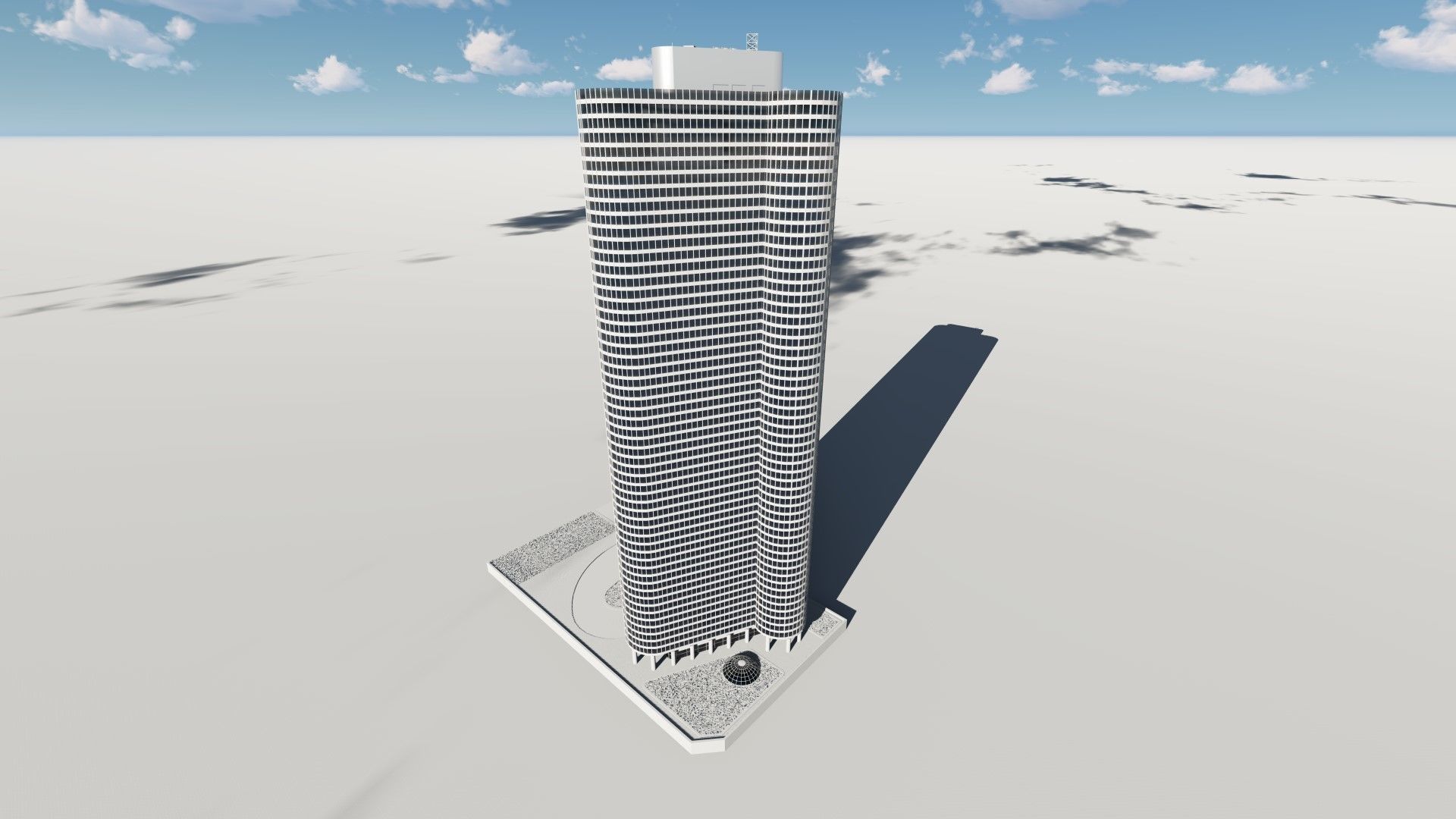 Harbor Point Building Chicago 3D model_1