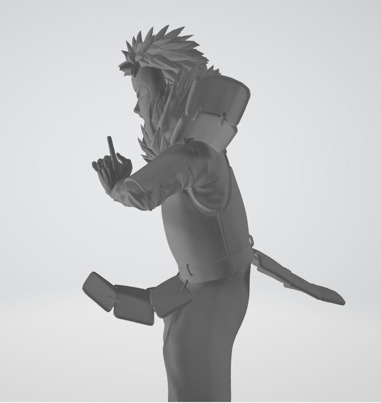 NARUTO HOKAGE TOBIRAMA SENJU 3D print model_4