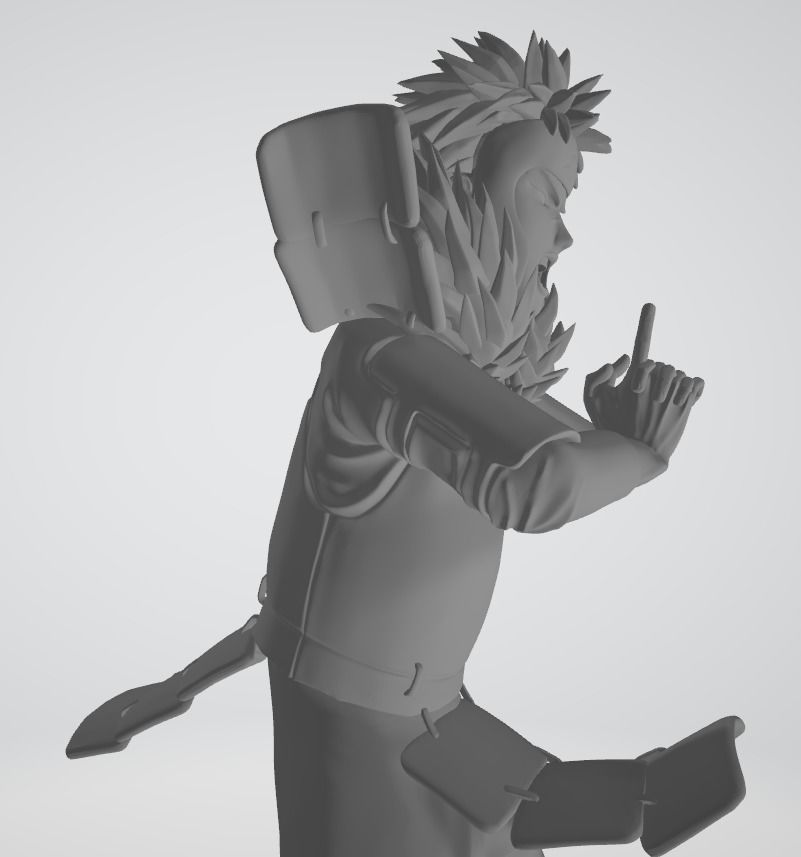 NARUTO HOKAGE TOBIRAMA SENJU 3D print model_3