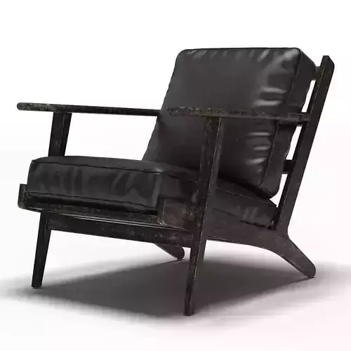 Rider Mid Century Modern Oak Black