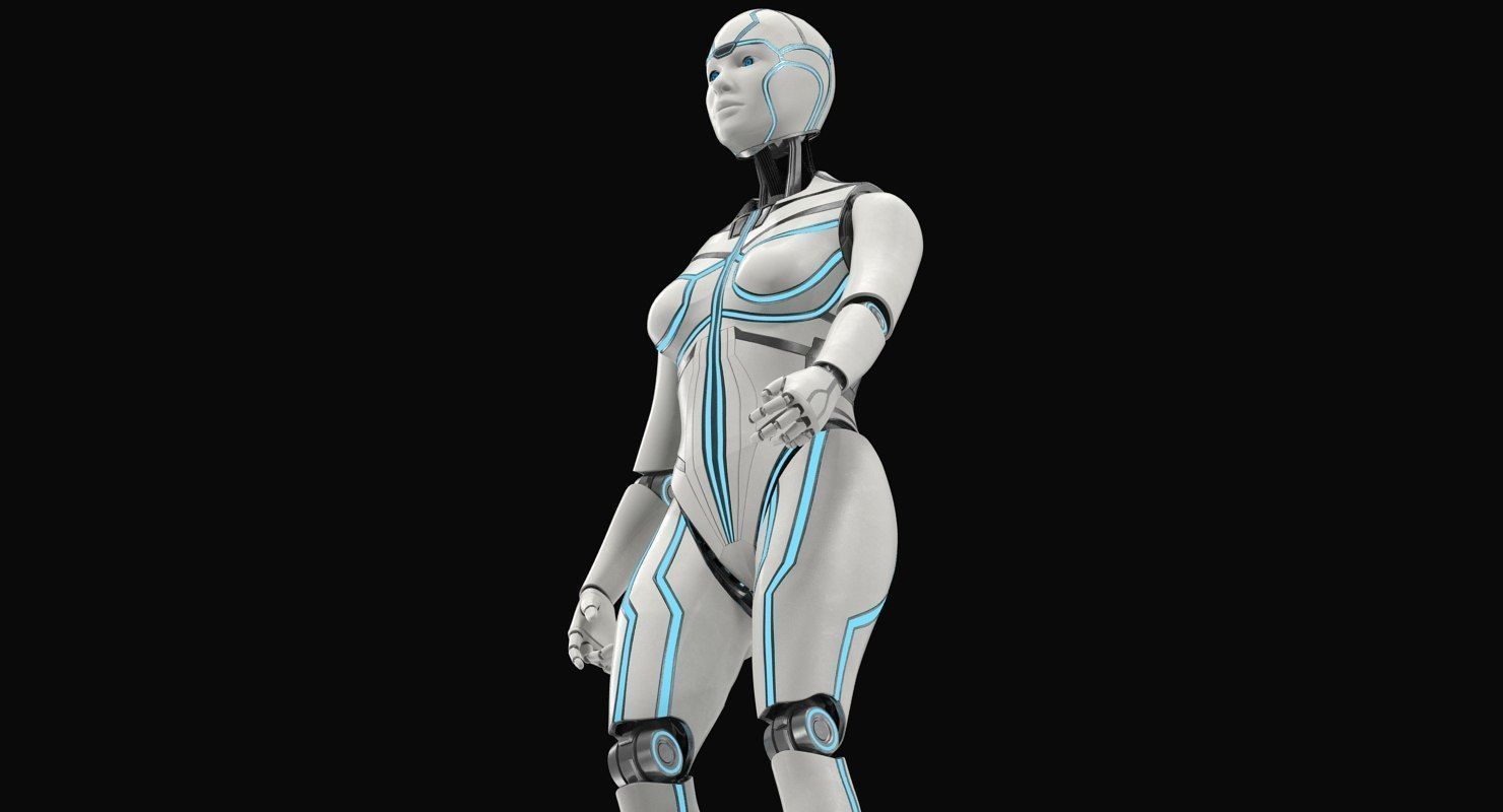 Cyborg Eva 3D model_6