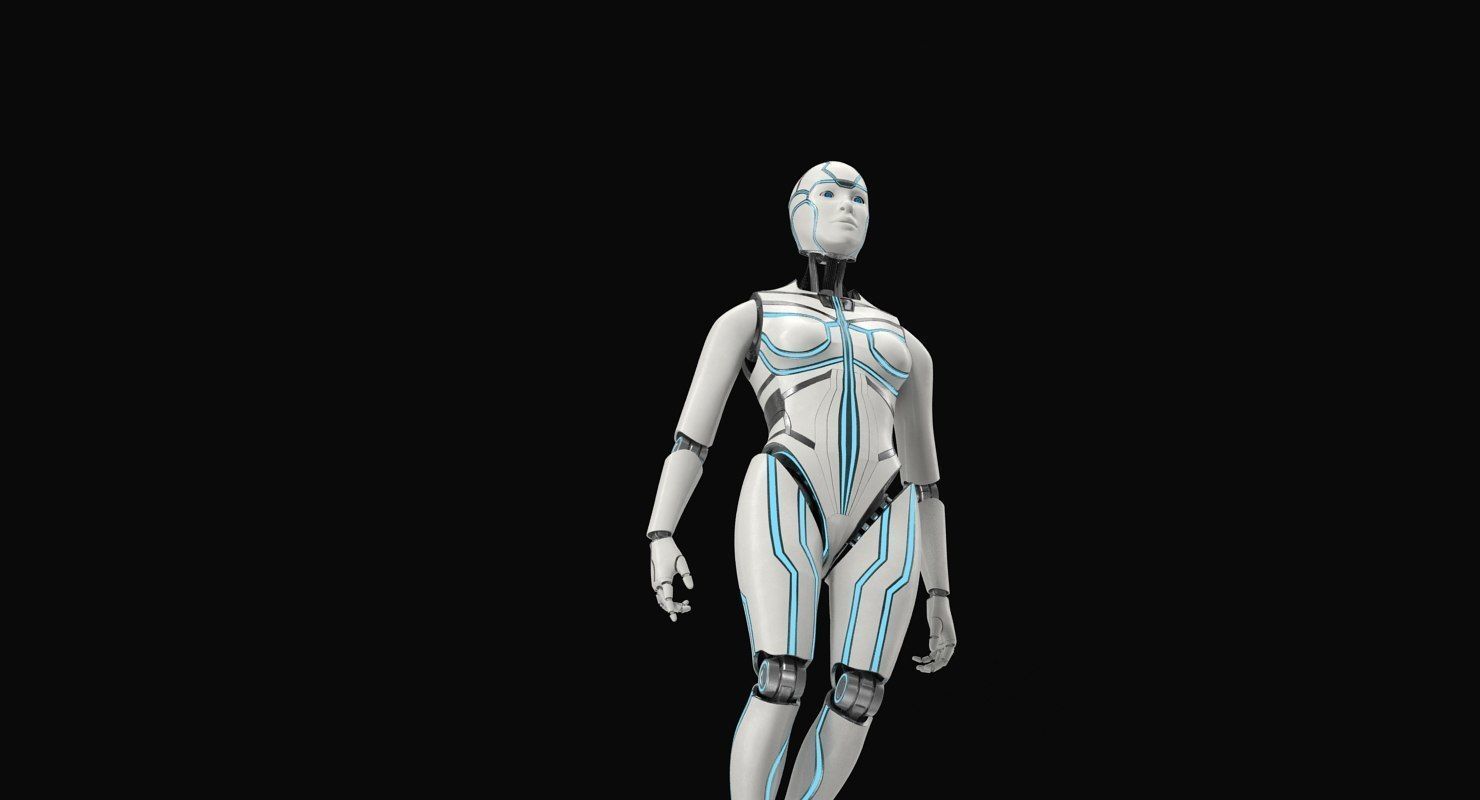 Cyborg Eva 3D model_1