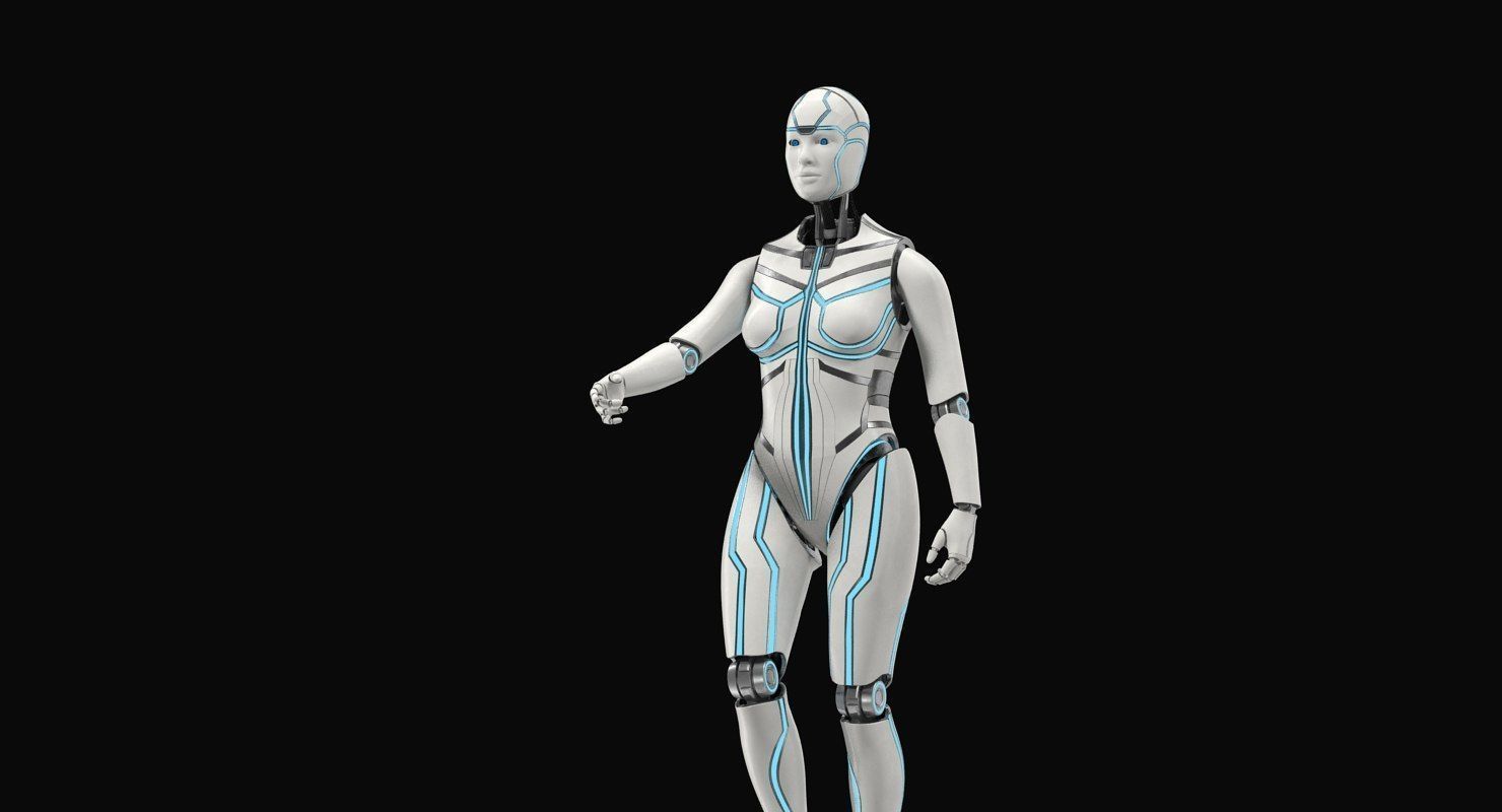 Cyborg Eva 3D model_4