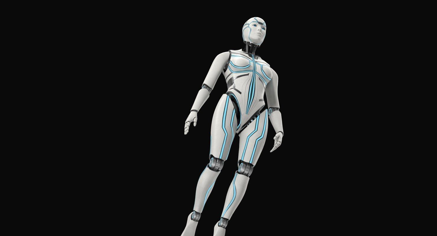 Cyborg Eva 3D model_3