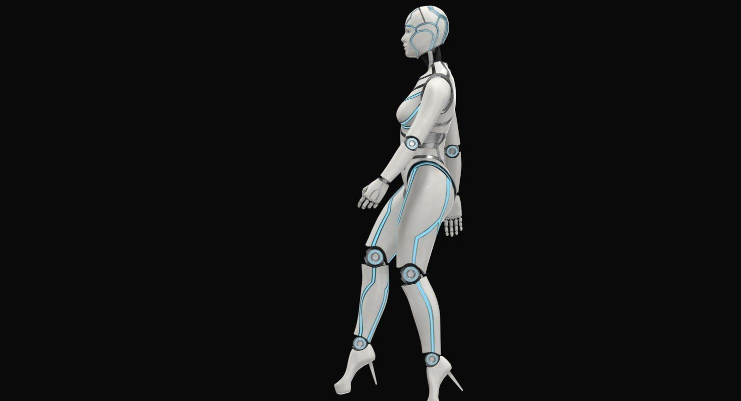 Cyborg Eva 3D model_8