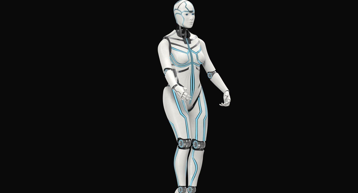 Cyborg Eva 3D model_9