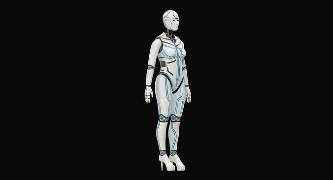 Cyborg Eva 3D model
