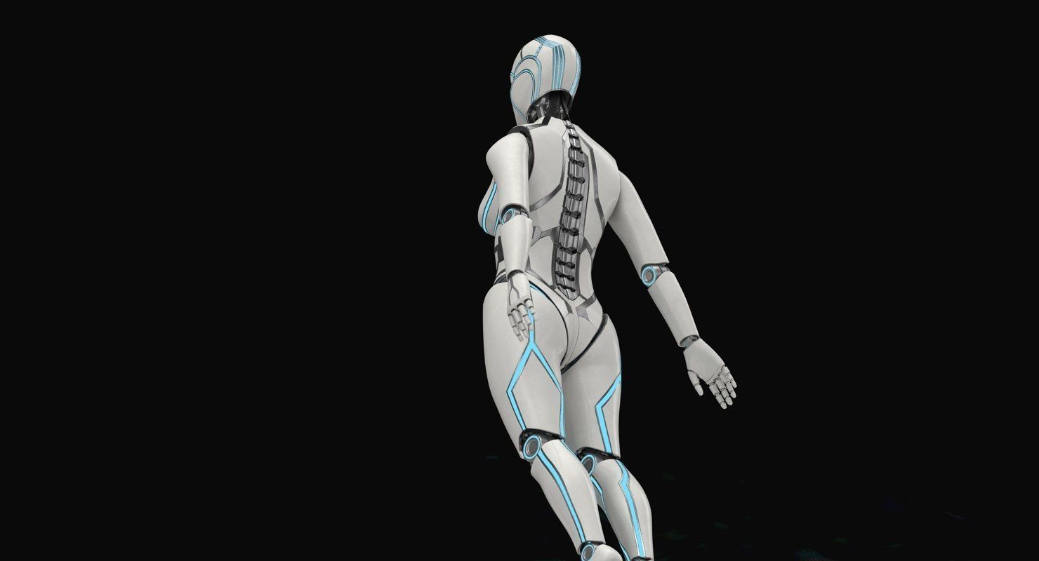 Cyborg Eva 3D model_7