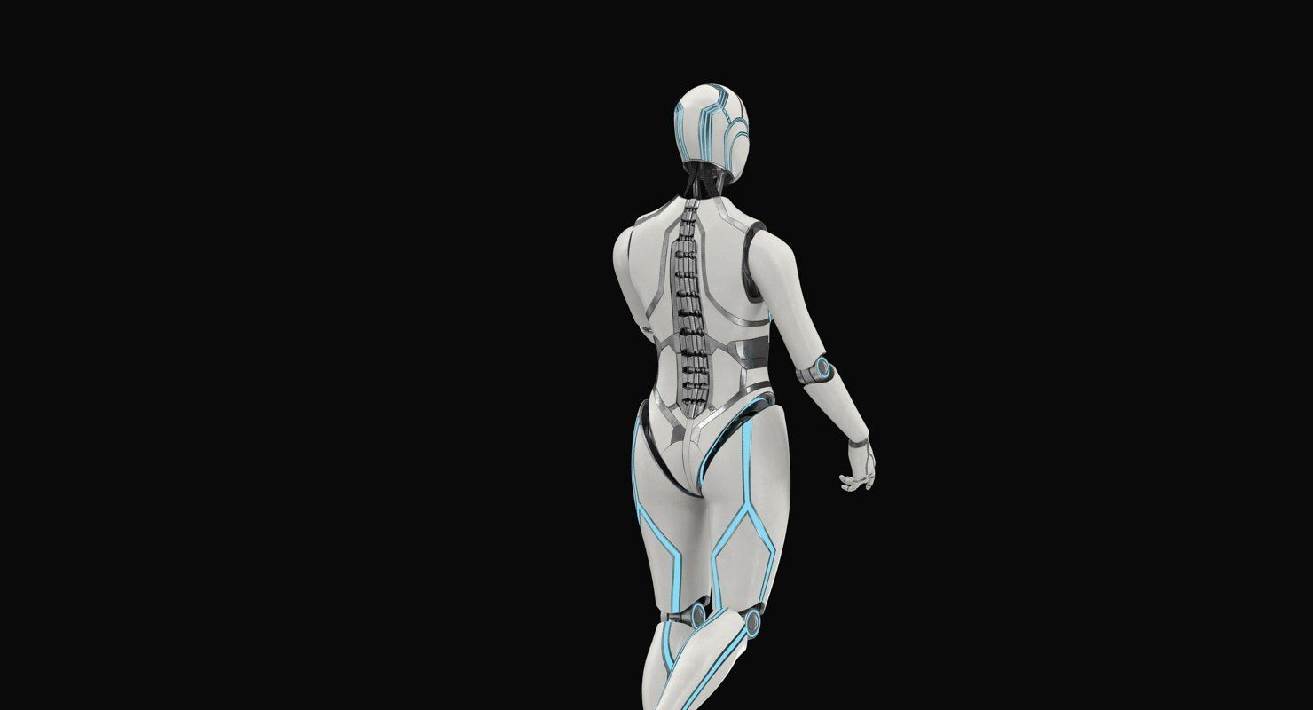 Cyborg Eva 3D model_5
