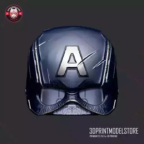 Captain America Helmet - Avengers Endgame - Cosplay Mask 3D print model