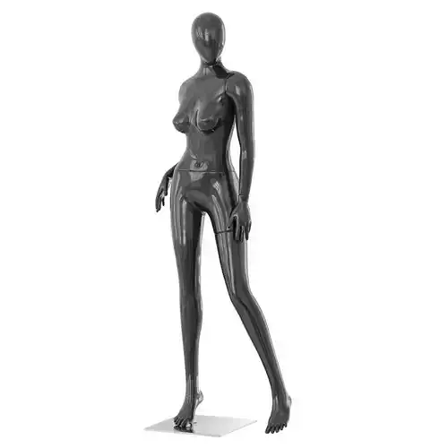 Abstract female mannequin 16 3D model