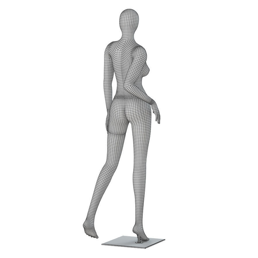 Abstract female mannequin 16 3D model_6