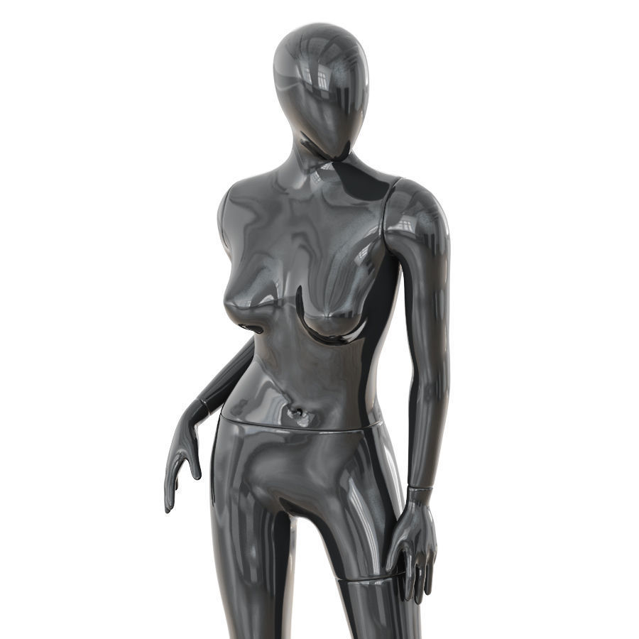 Abstract female mannequin 16 3D model_4