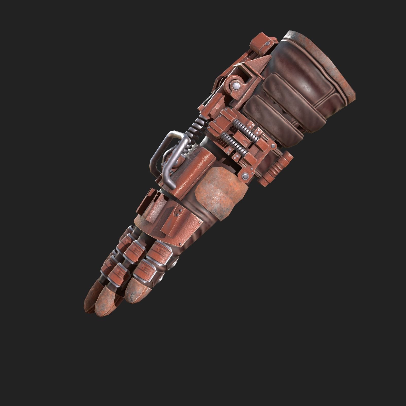 Scifi glove ver 10 Low-poly 3D model_2
