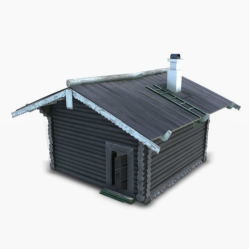 BathHouse Low-poly 3D model