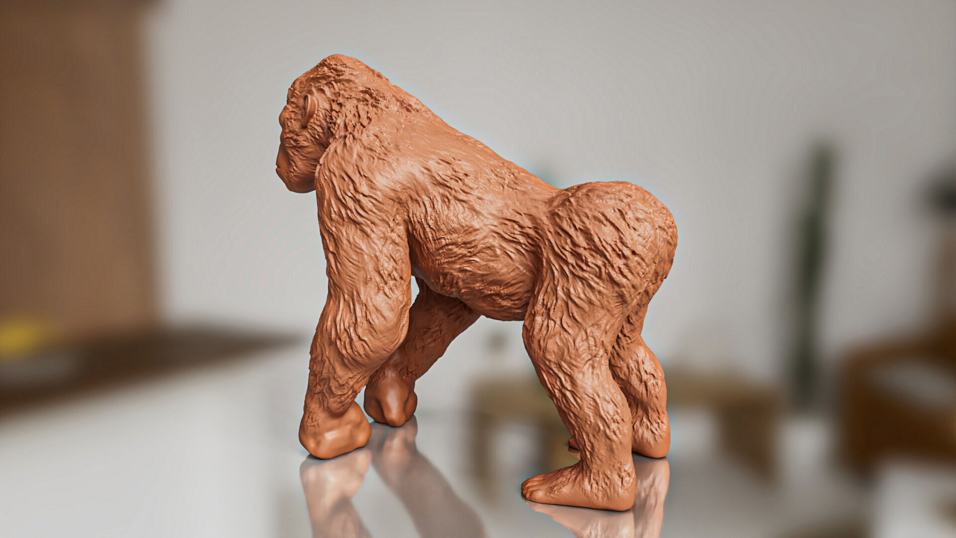 Gorilla Monkey Toy 3D print model_4