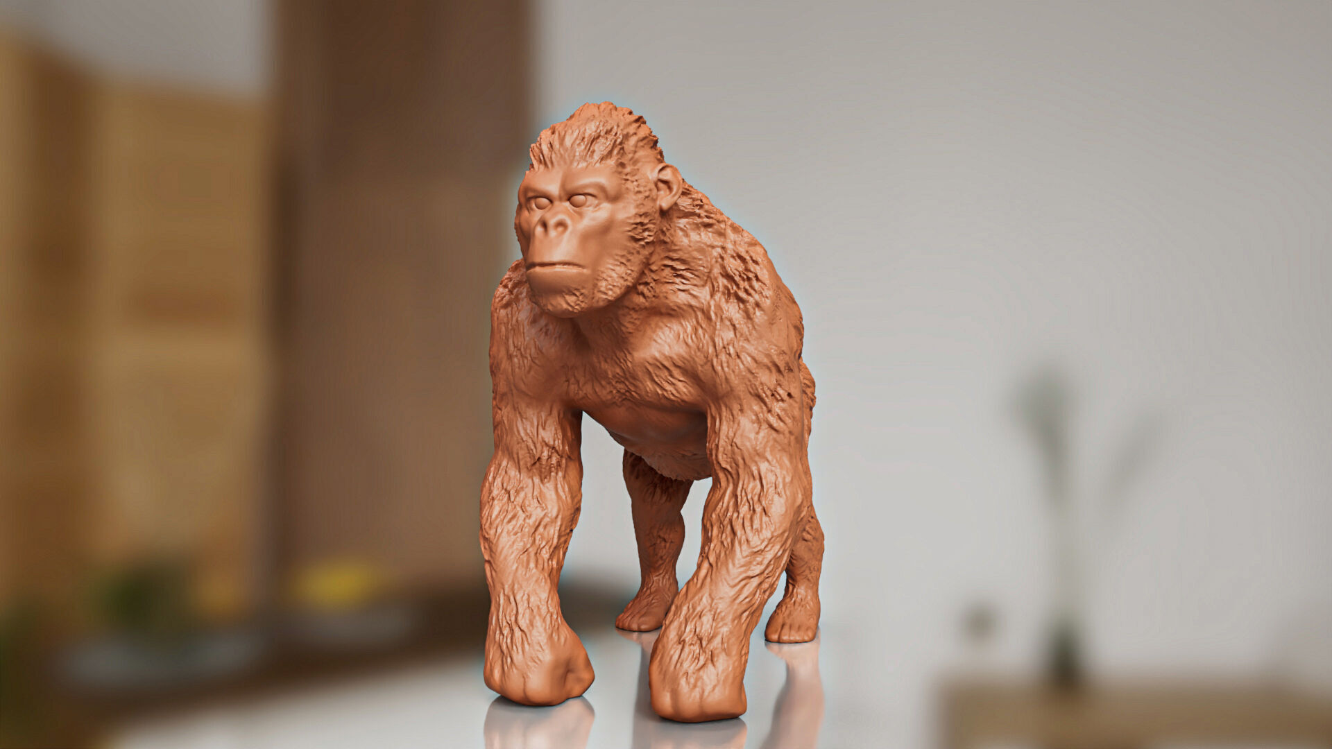 Gorilla Monkey Toy 3D print model_1