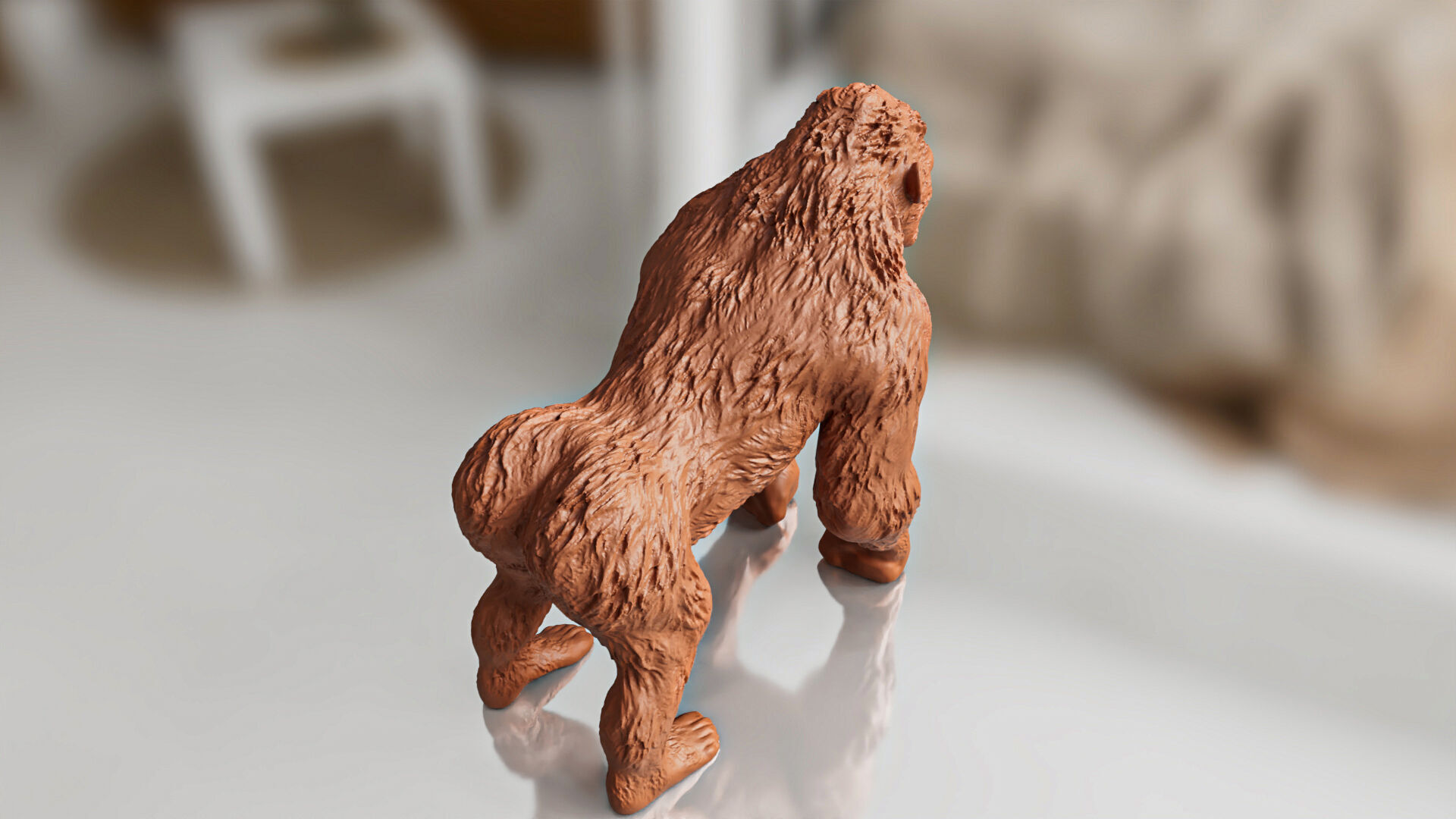 Gorilla Monkey Toy 3D print model_3
