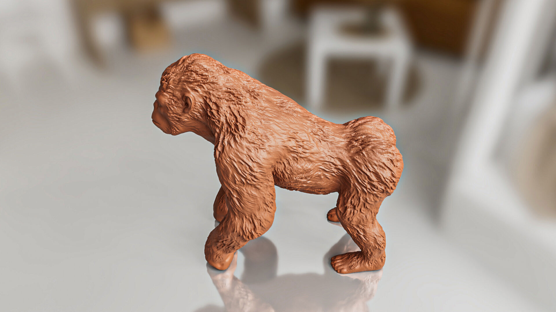 Gorilla Monkey Toy 3D print model_5