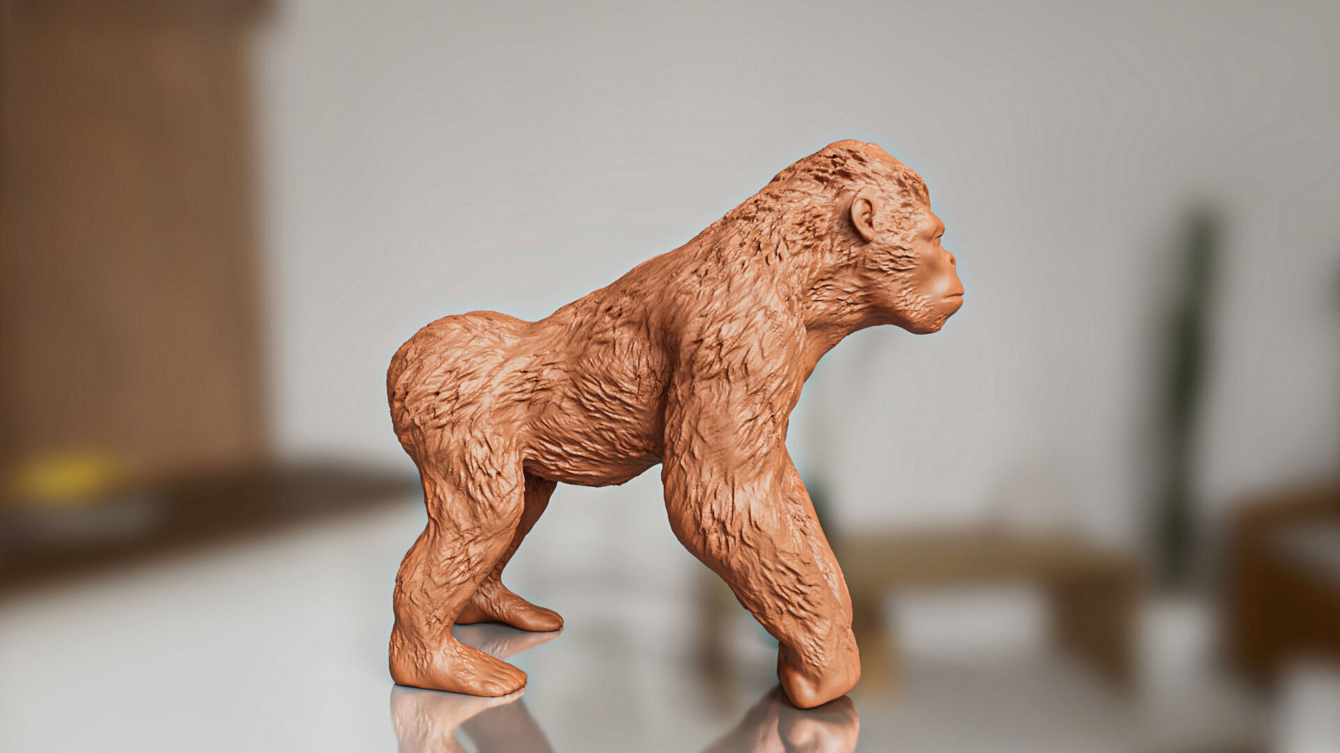 Gorilla Monkey Toy 3D print model_2
