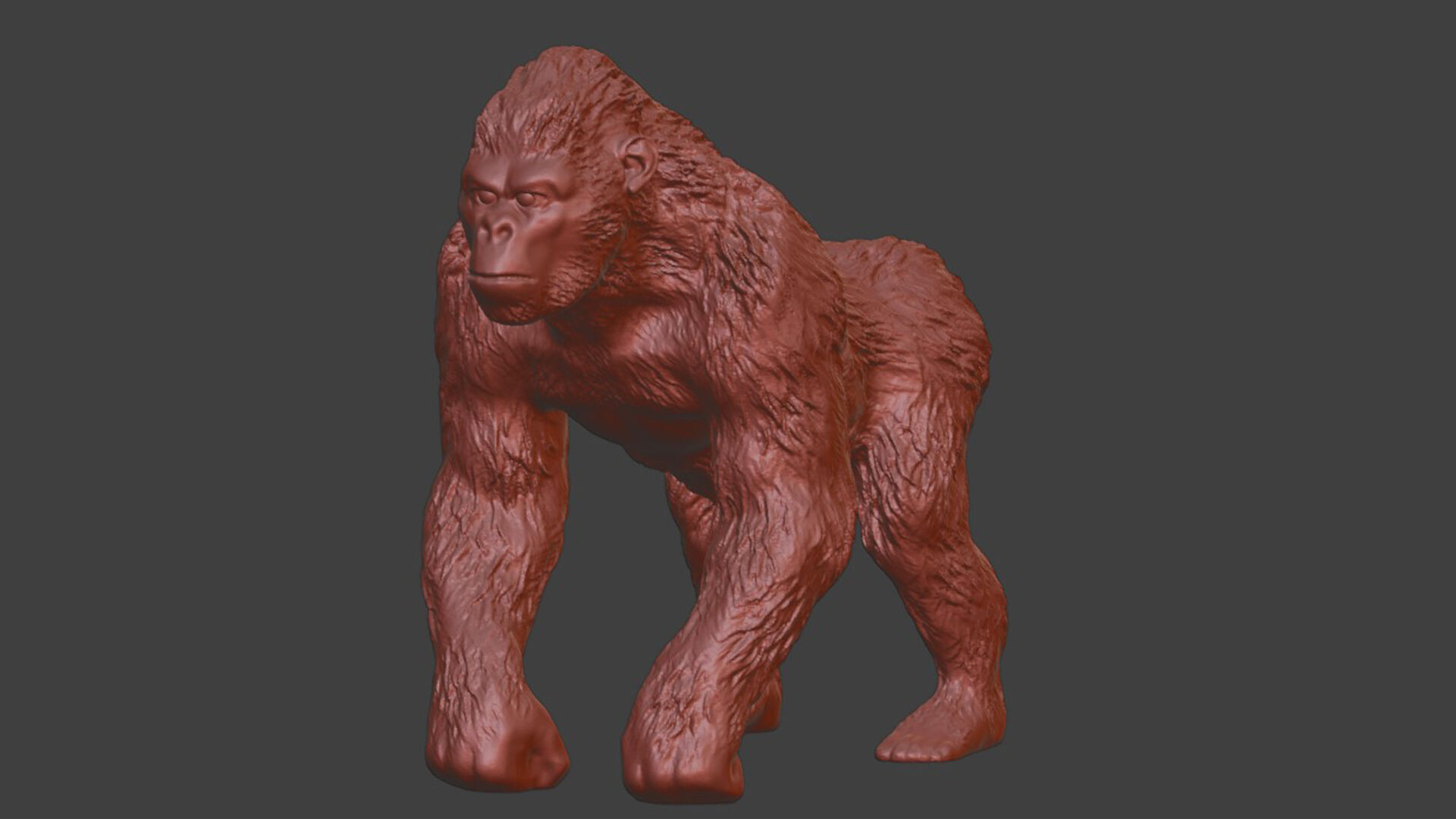 Gorilla Monkey Toy 3D print model_6