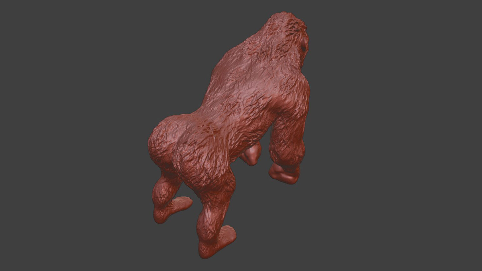 Gorilla Monkey Toy 3D print model_8