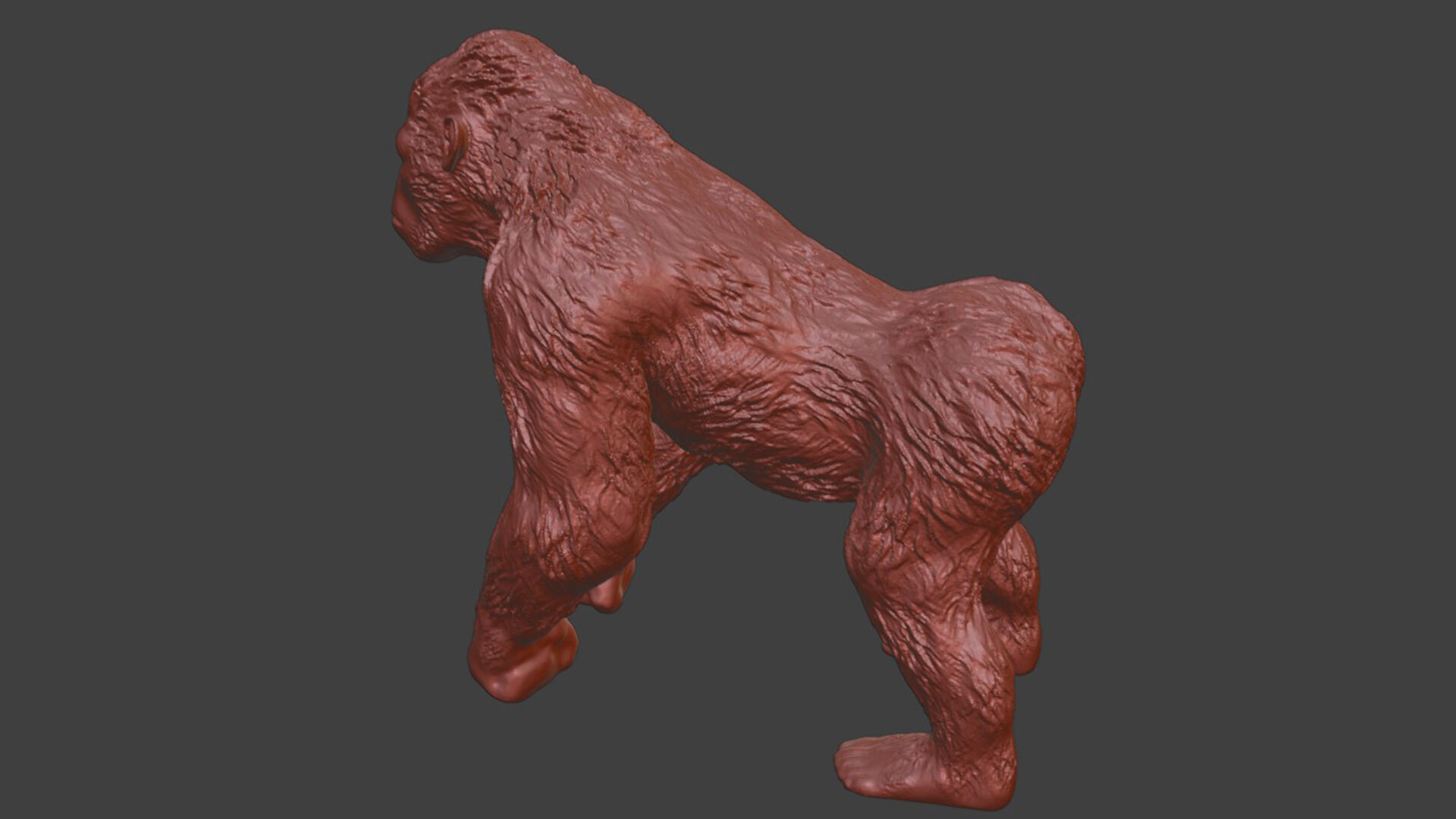 Gorilla Monkey Toy 3D print model_9