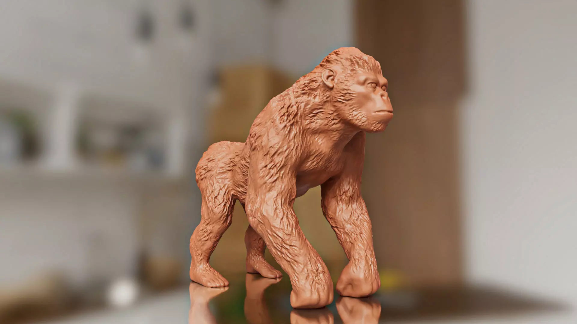 Gorilla Monkey Toy 3D print model_0