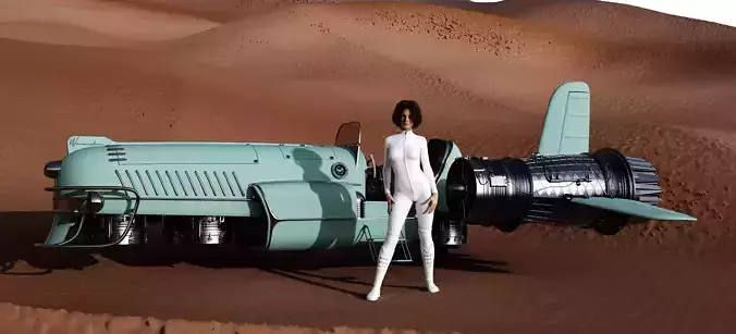 Retro futuristic flyer