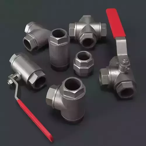 Valve connectors set