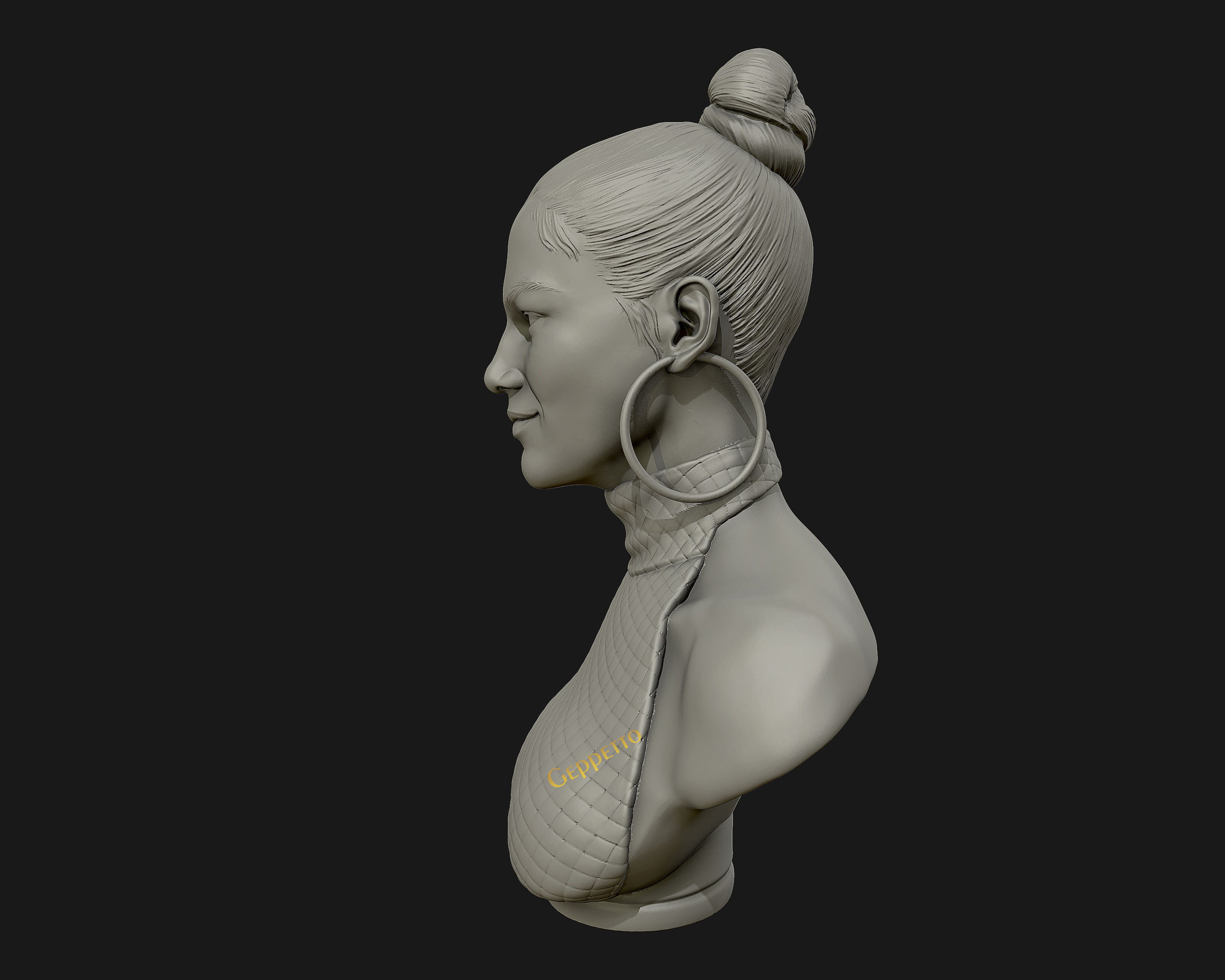 Jennifer Lopez  sculpture Ready to Print 3D print model_32