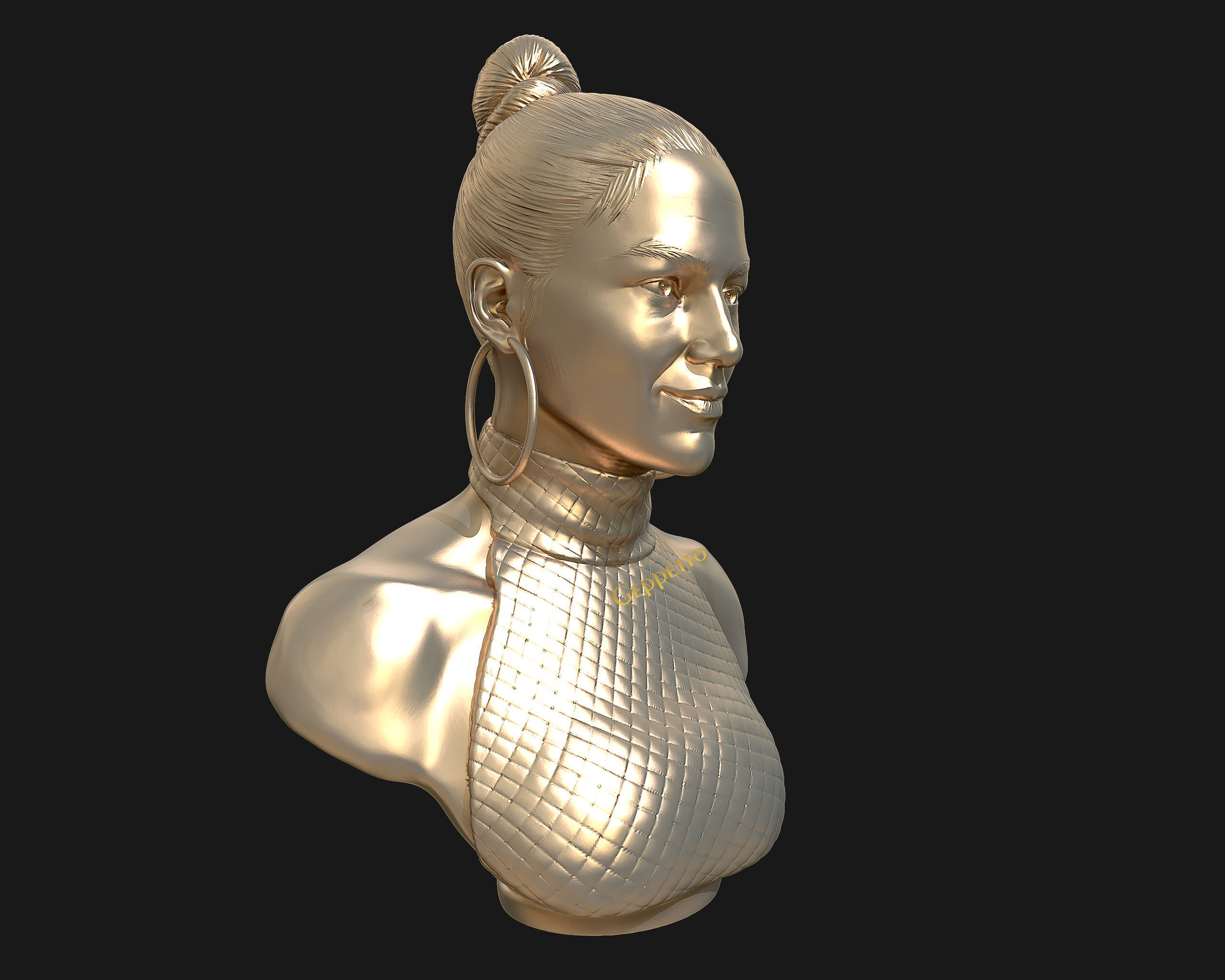 Jennifer Lopez  sculpture Ready to Print 3D print model_24