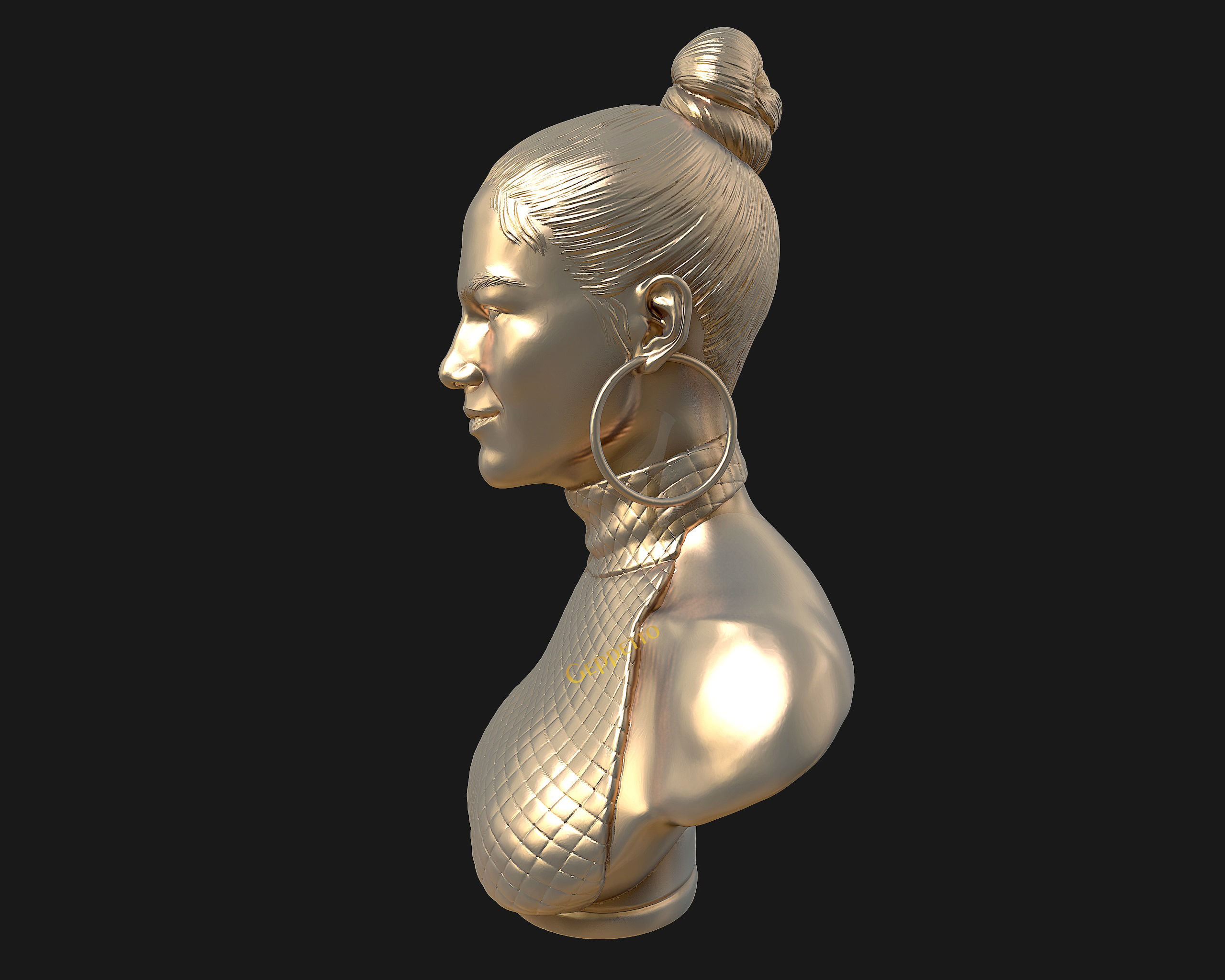 Jennifer Lopez  sculpture Ready to Print 3D print model_26