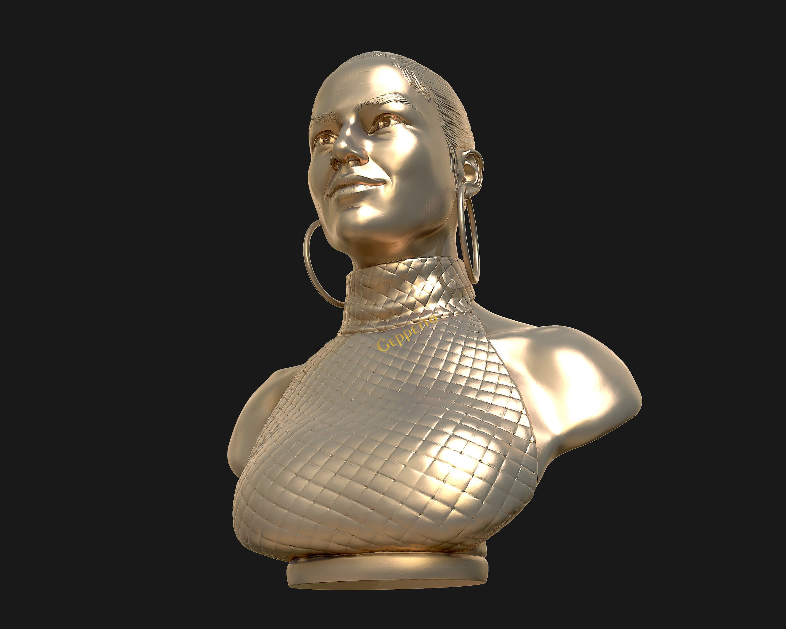 Jennifer Lopez  sculpture Ready to Print 3D print model_21