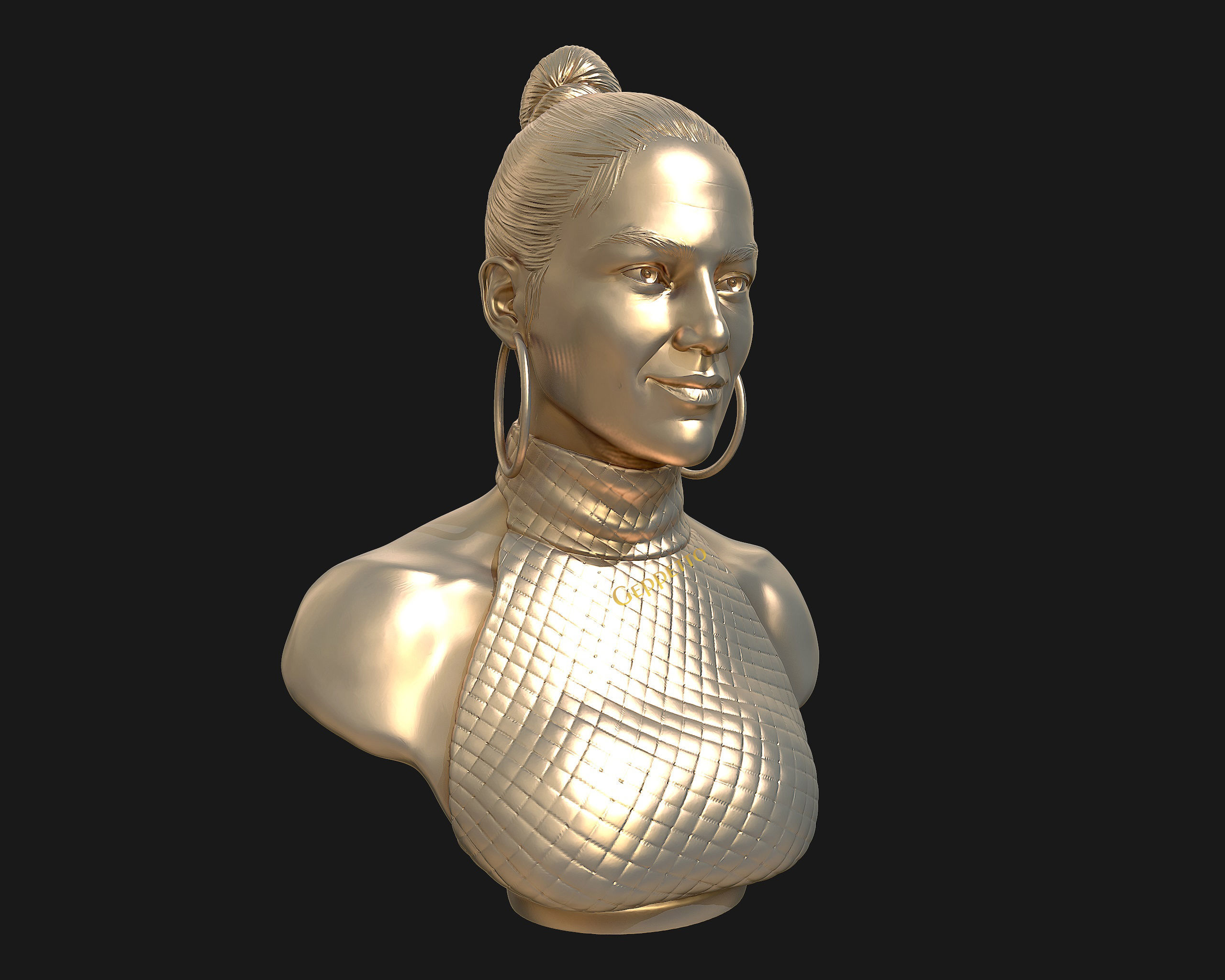 Jennifer Lopez  sculpture Ready to Print 3D print model_23