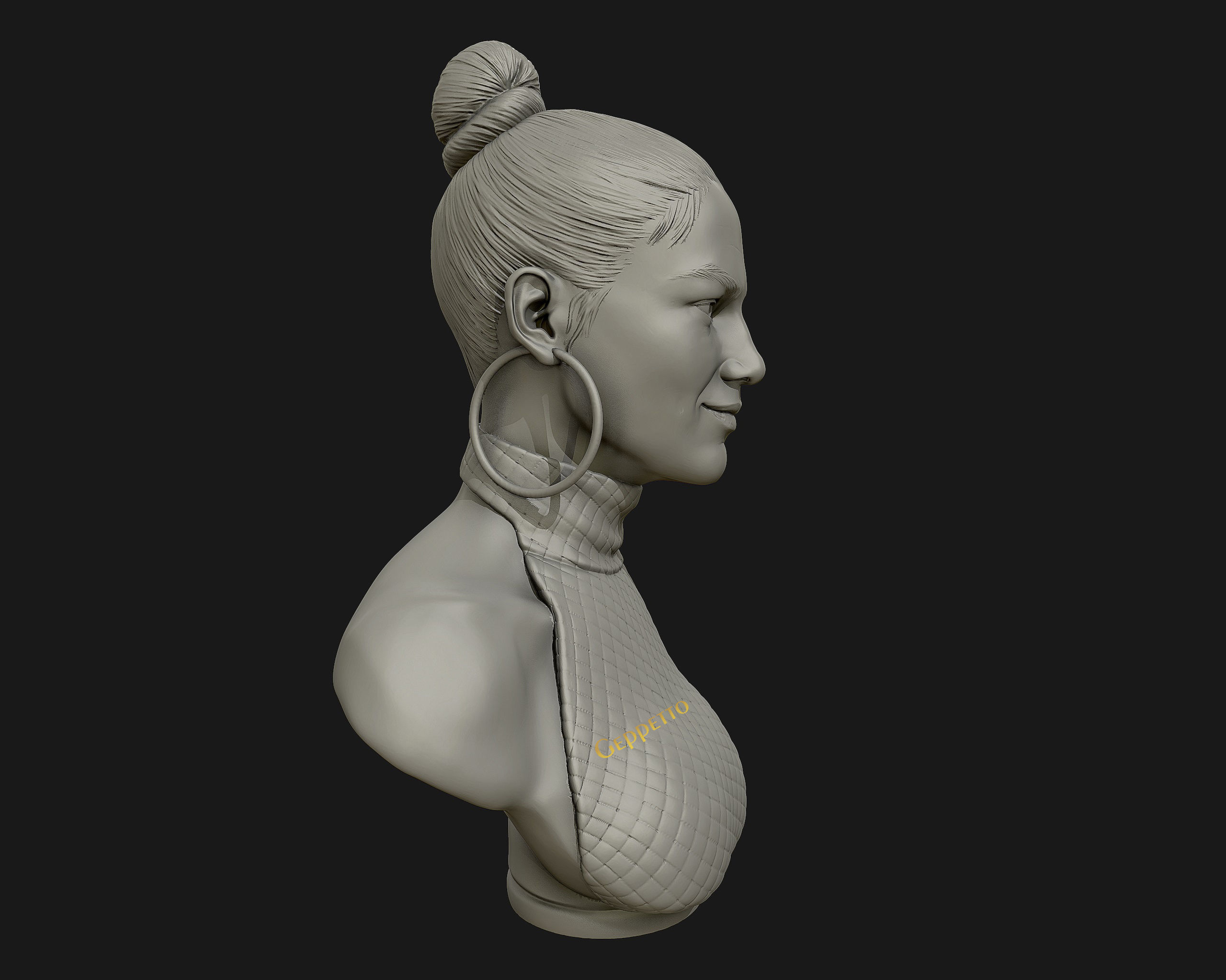Jennifer Lopez  sculpture Ready to Print 3D print model_31