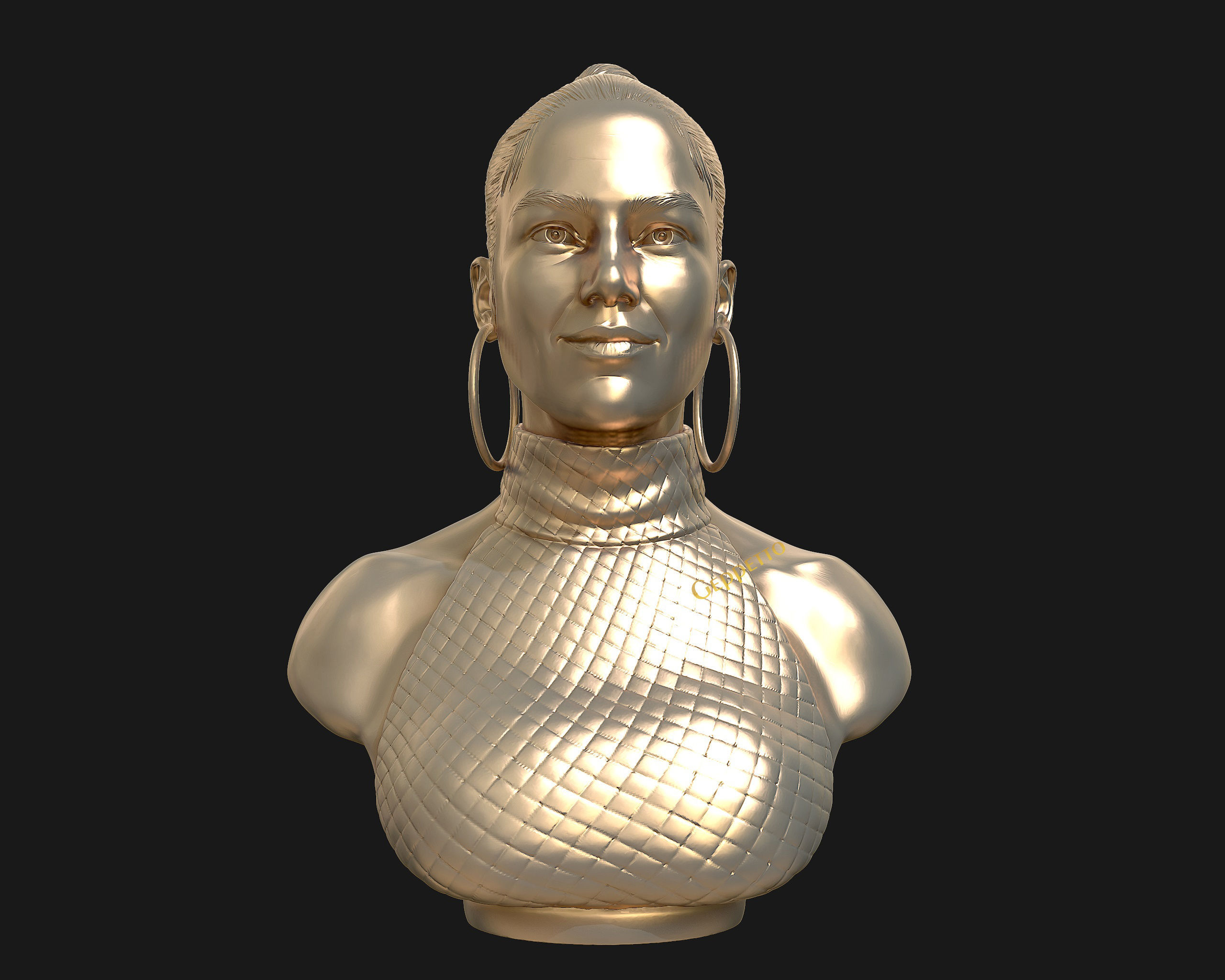 Jennifer Lopez  sculpture Ready to Print 3D print model_15