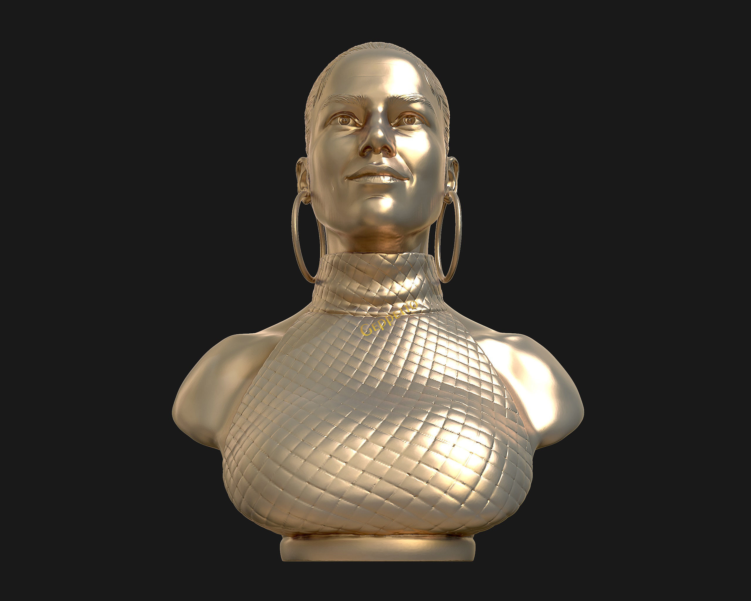 Jennifer Lopez  sculpture Ready to Print 3D print model_22
