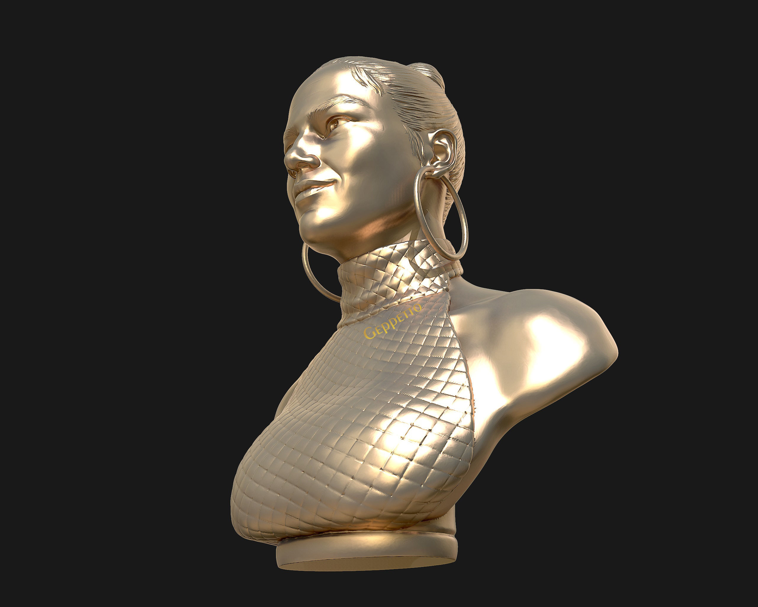 Jennifer Lopez  sculpture Ready to Print 3D print model_20