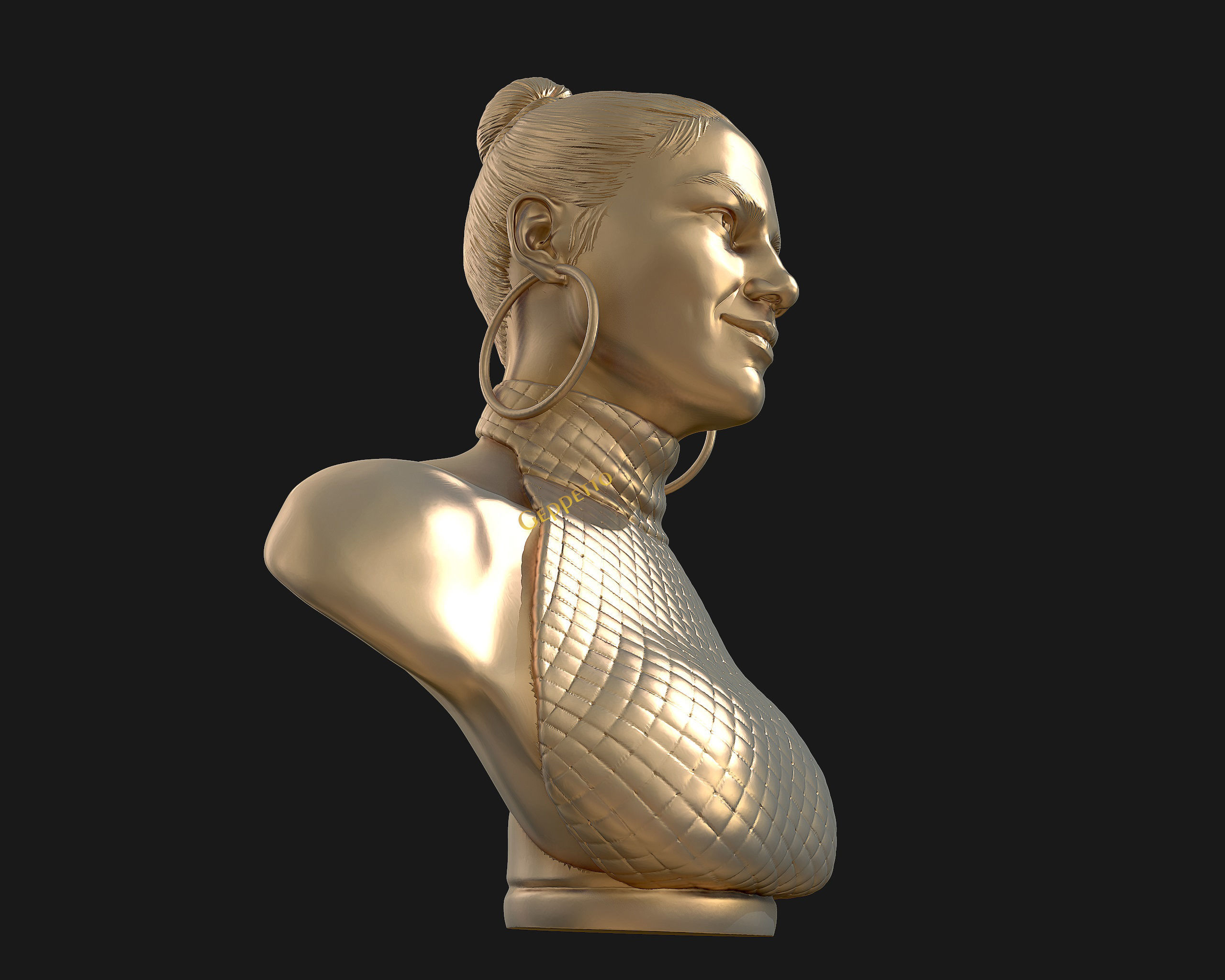 Jennifer Lopez  sculpture Ready to Print 3D print model_19