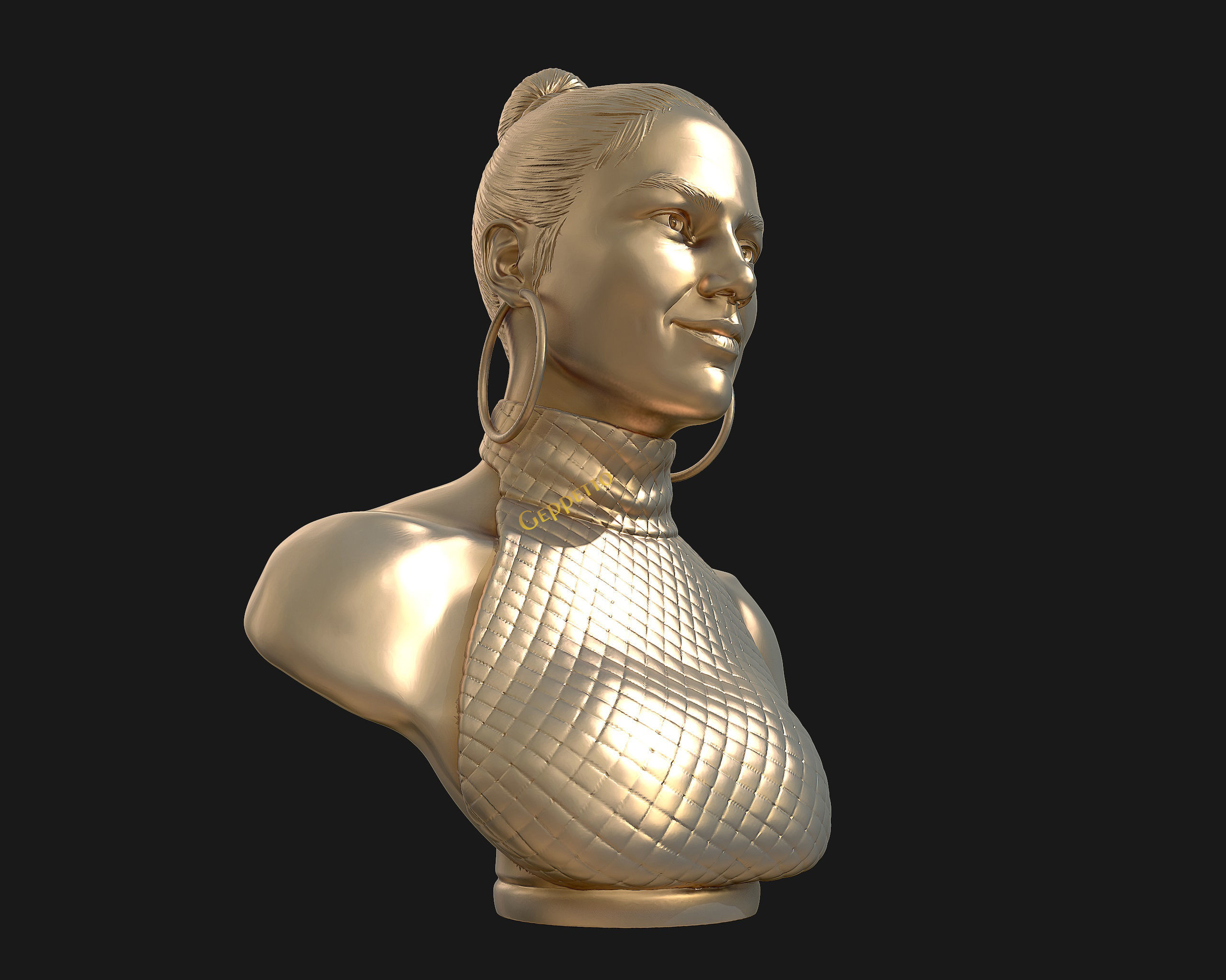 Jennifer Lopez  sculpture Ready to Print 3D print model_17