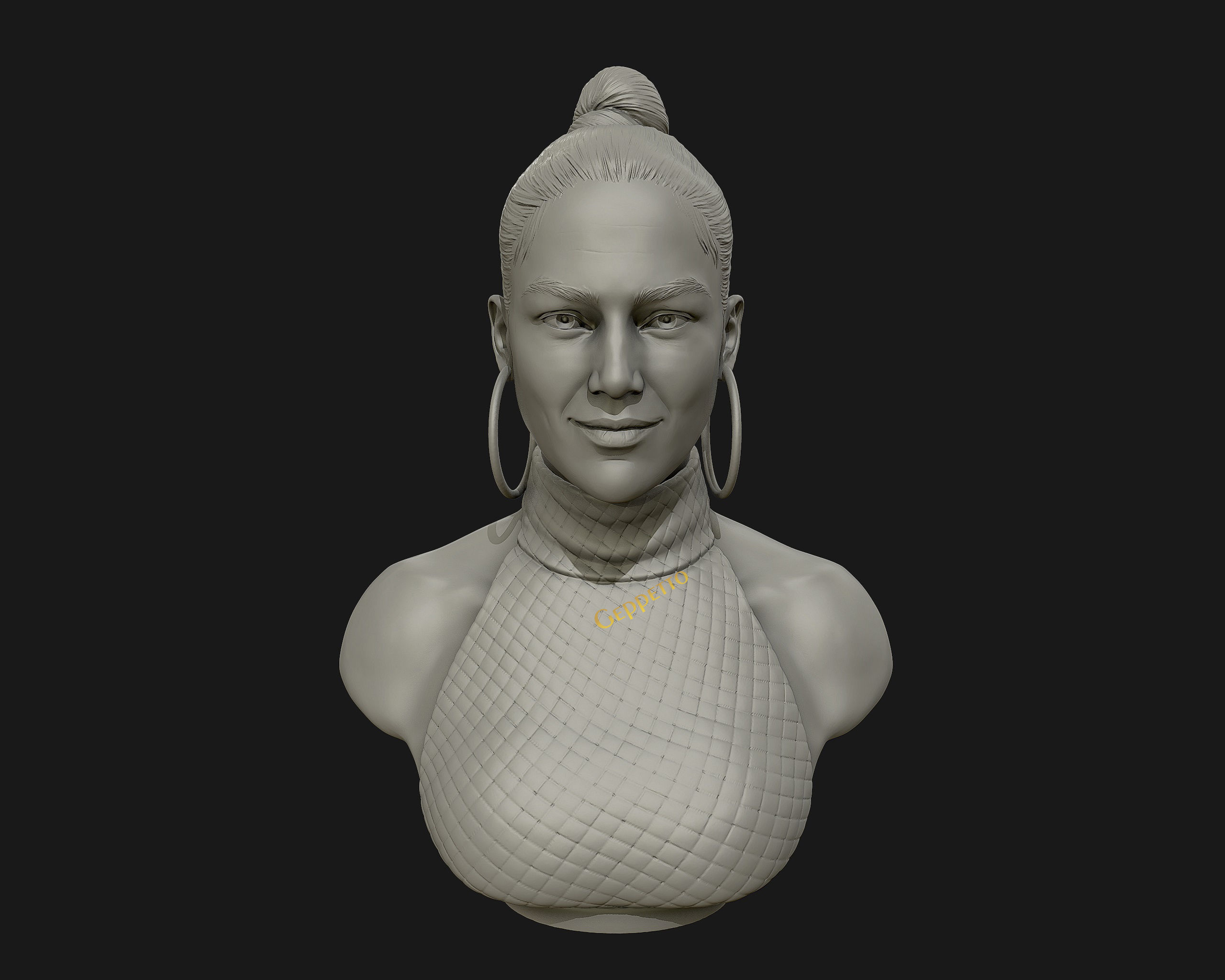 Jennifer Lopez  sculpture Ready to Print 3D print model_28