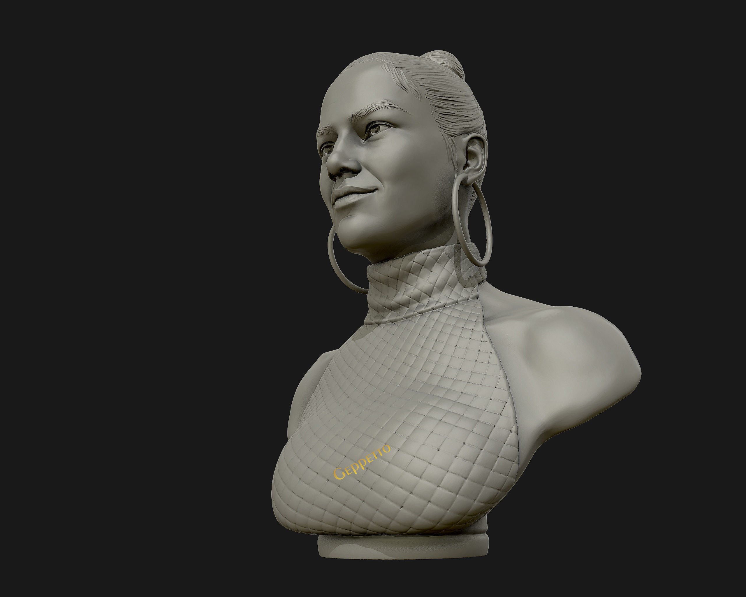 Jennifer Lopez  sculpture Ready to Print 3D print model_33