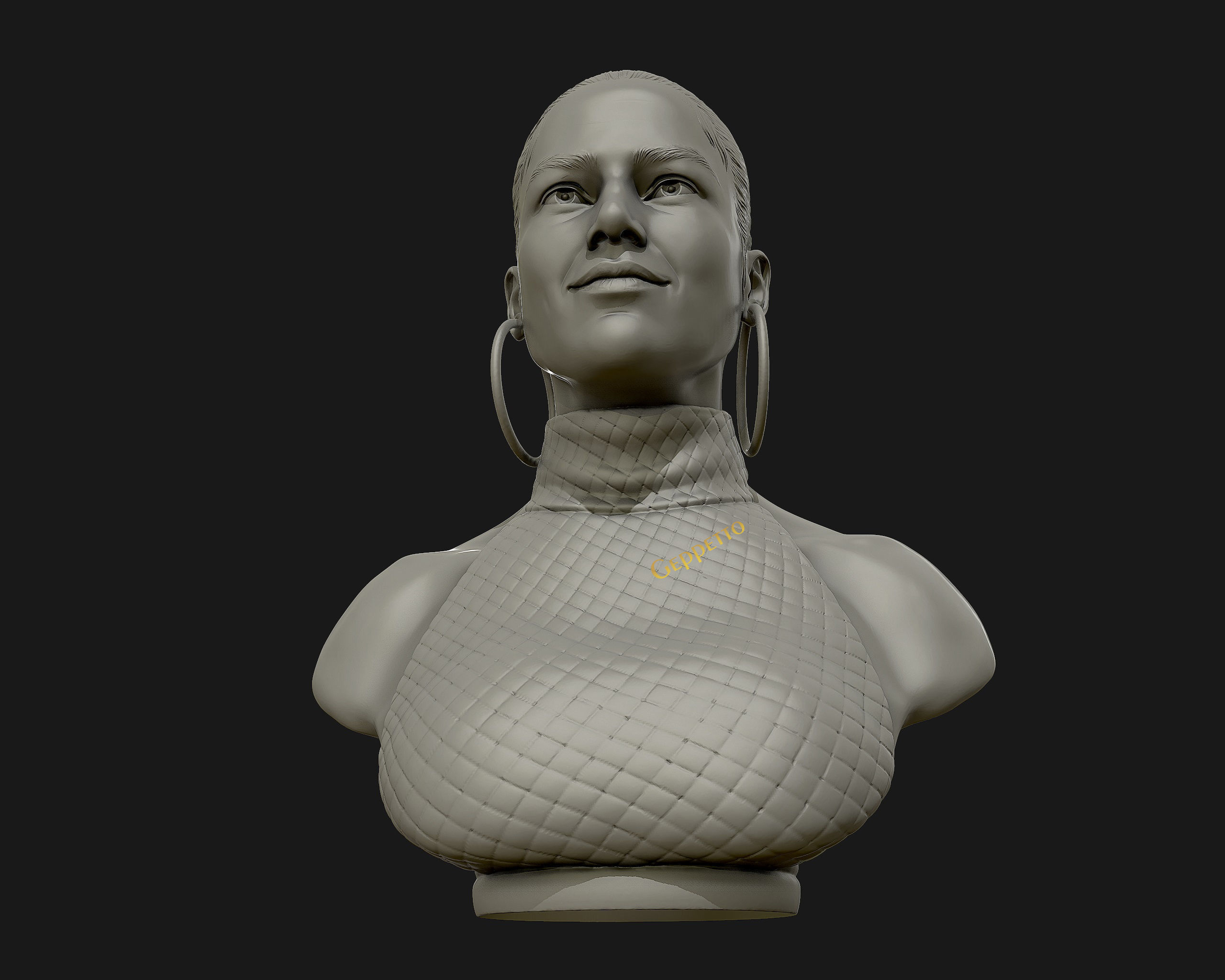 Jennifer Lopez  sculpture Ready to Print 3D print model_9