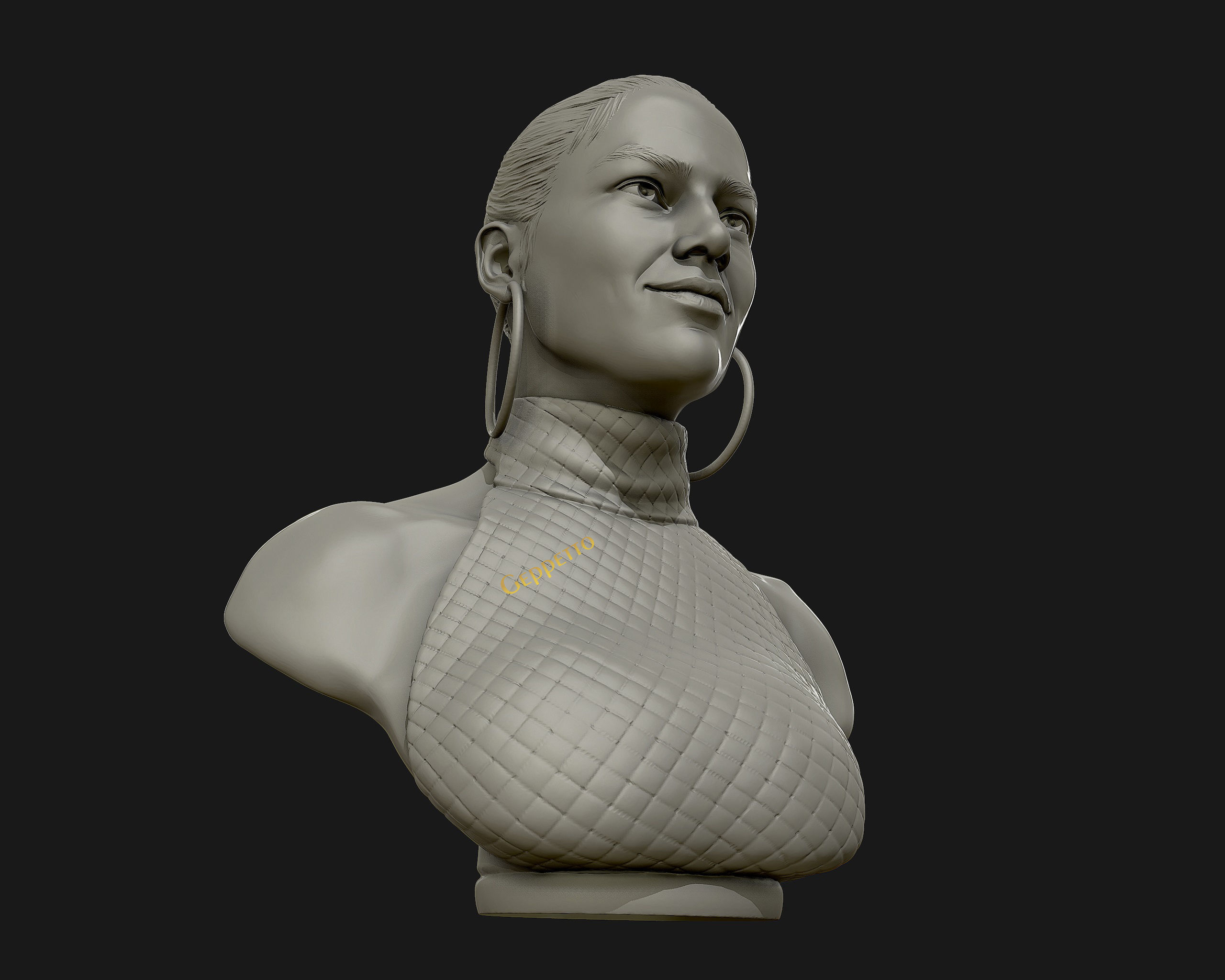 Jennifer Lopez  sculpture Ready to Print 3D print model_8