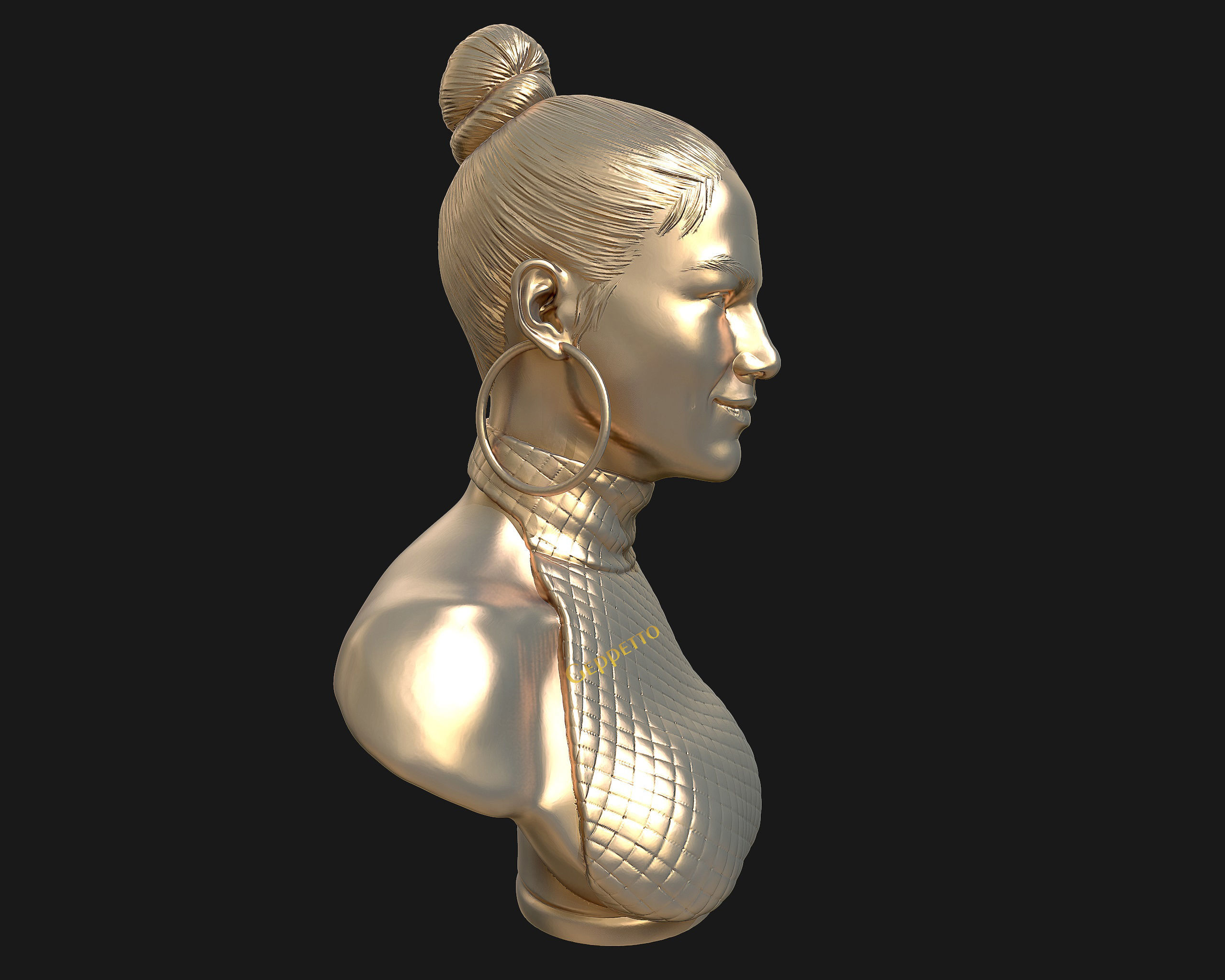 Jennifer Lopez  sculpture Ready to Print 3D print model_25