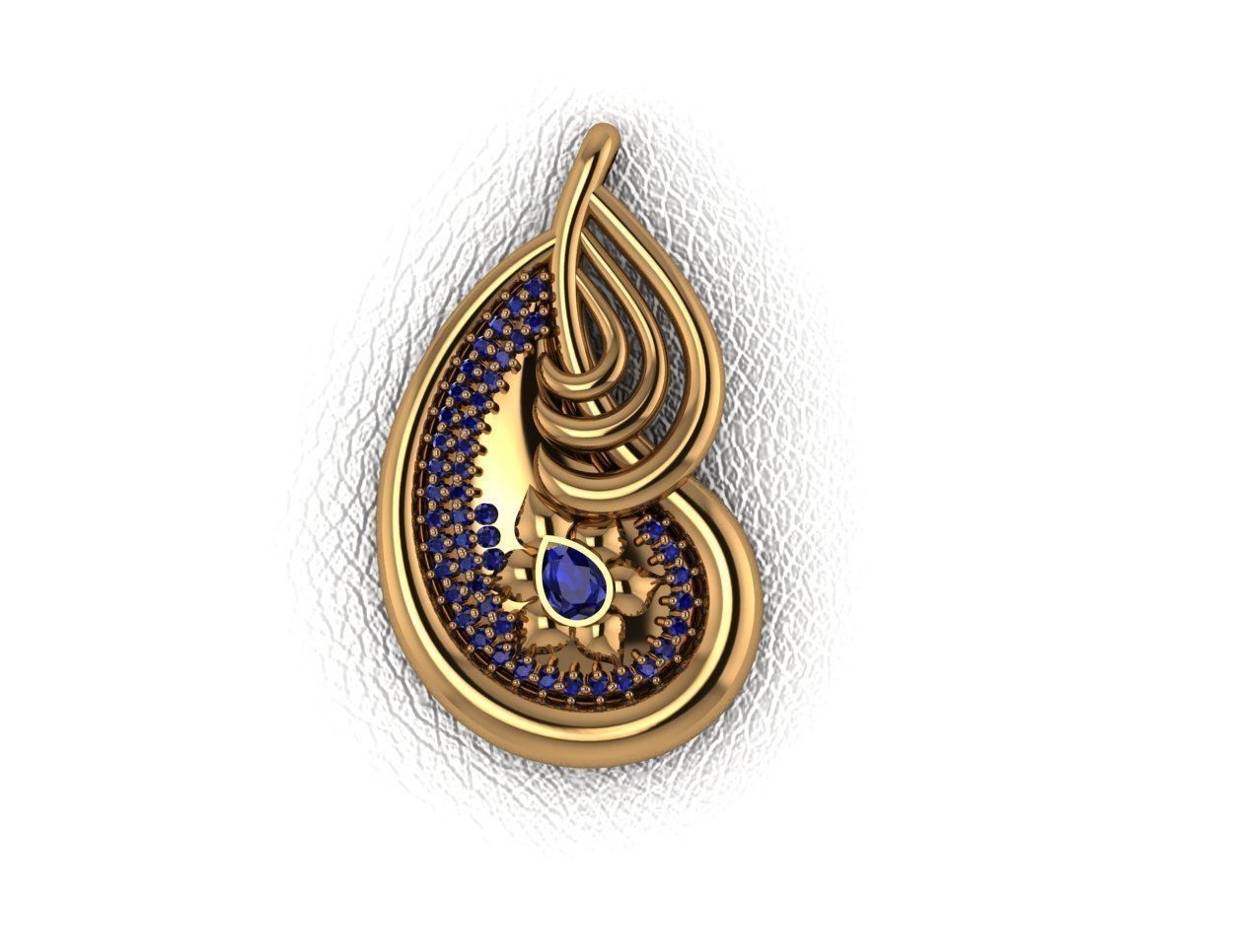 Light Weight Pendent collection 3D print model_3